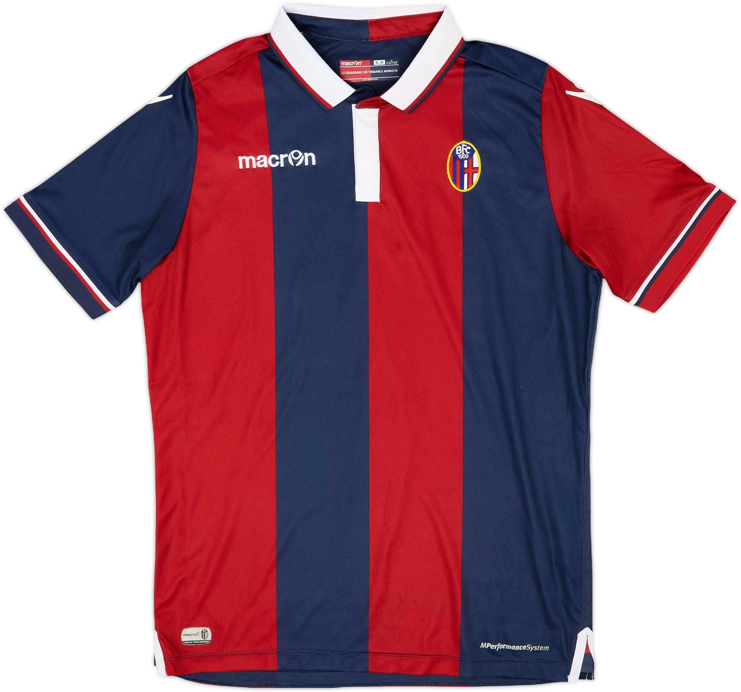 2015-16 Bologna Home Shirt - 8/10 - (XL.Boys)