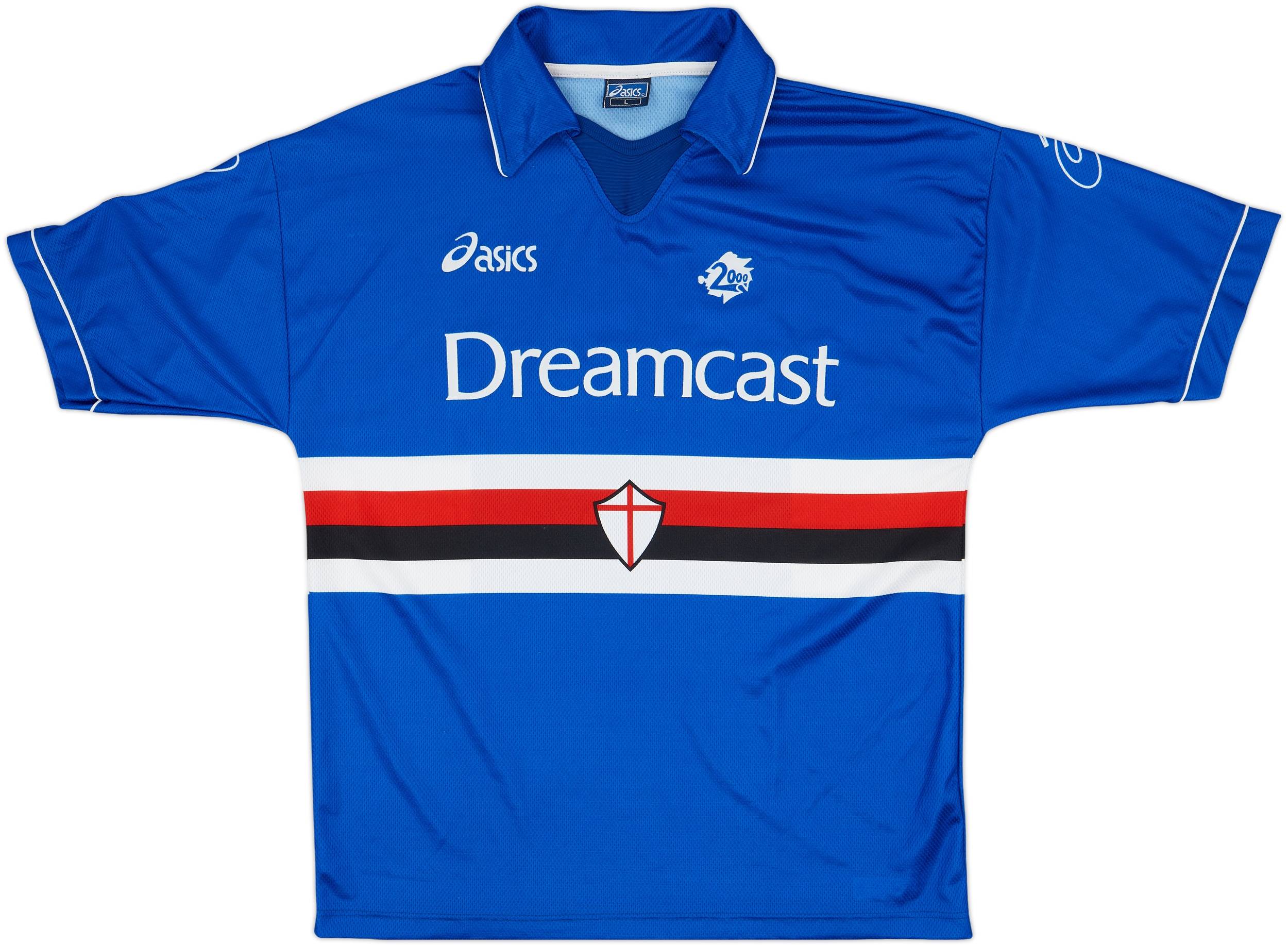 1999-00 Sampdoria Home Shirt #10 - 8/10 - (L)