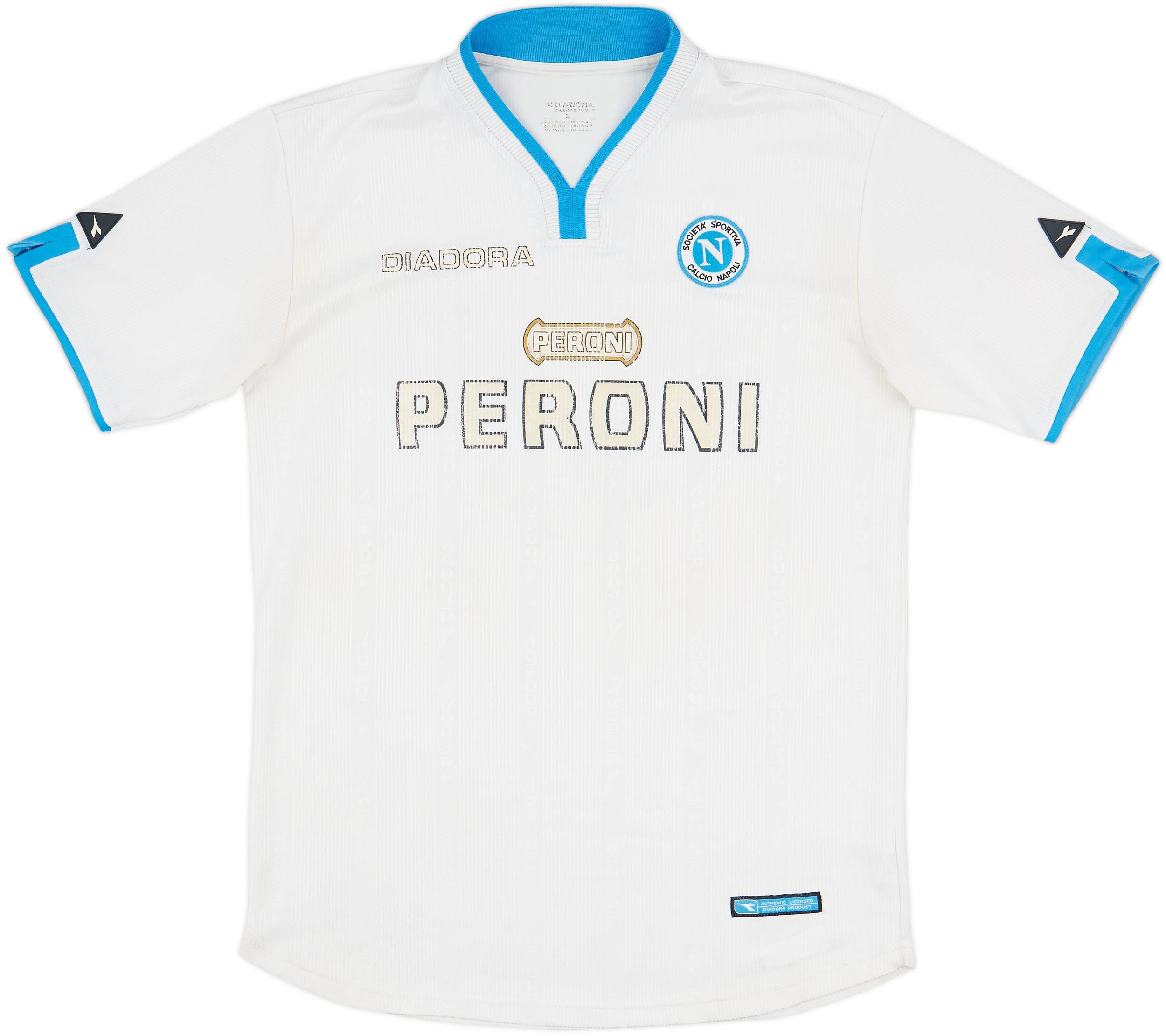 2001-02 Napoli Away Shirt - 4/10 - (L)