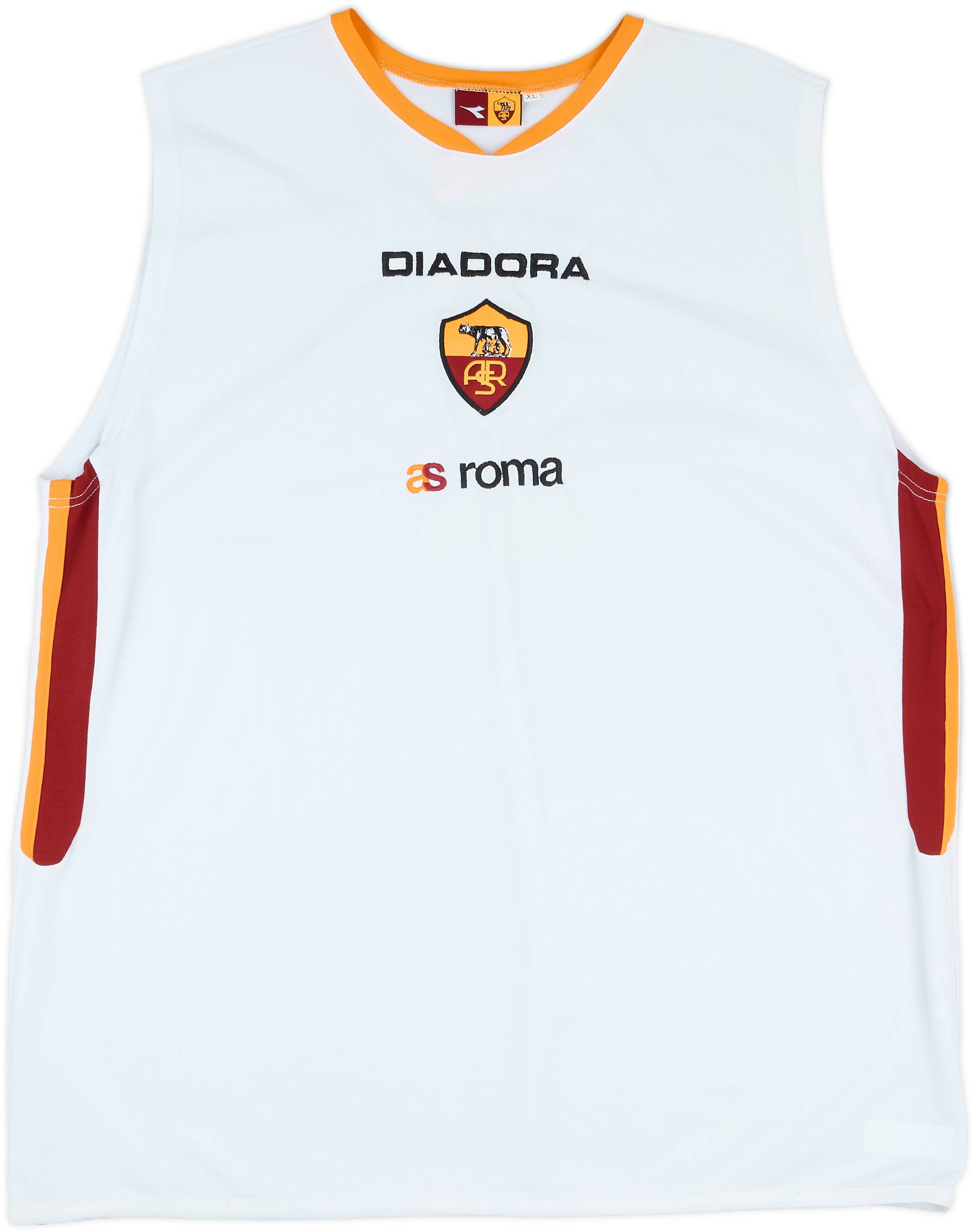 2003-04 Roma Diadora Training Vest - 8/10 - (XL)