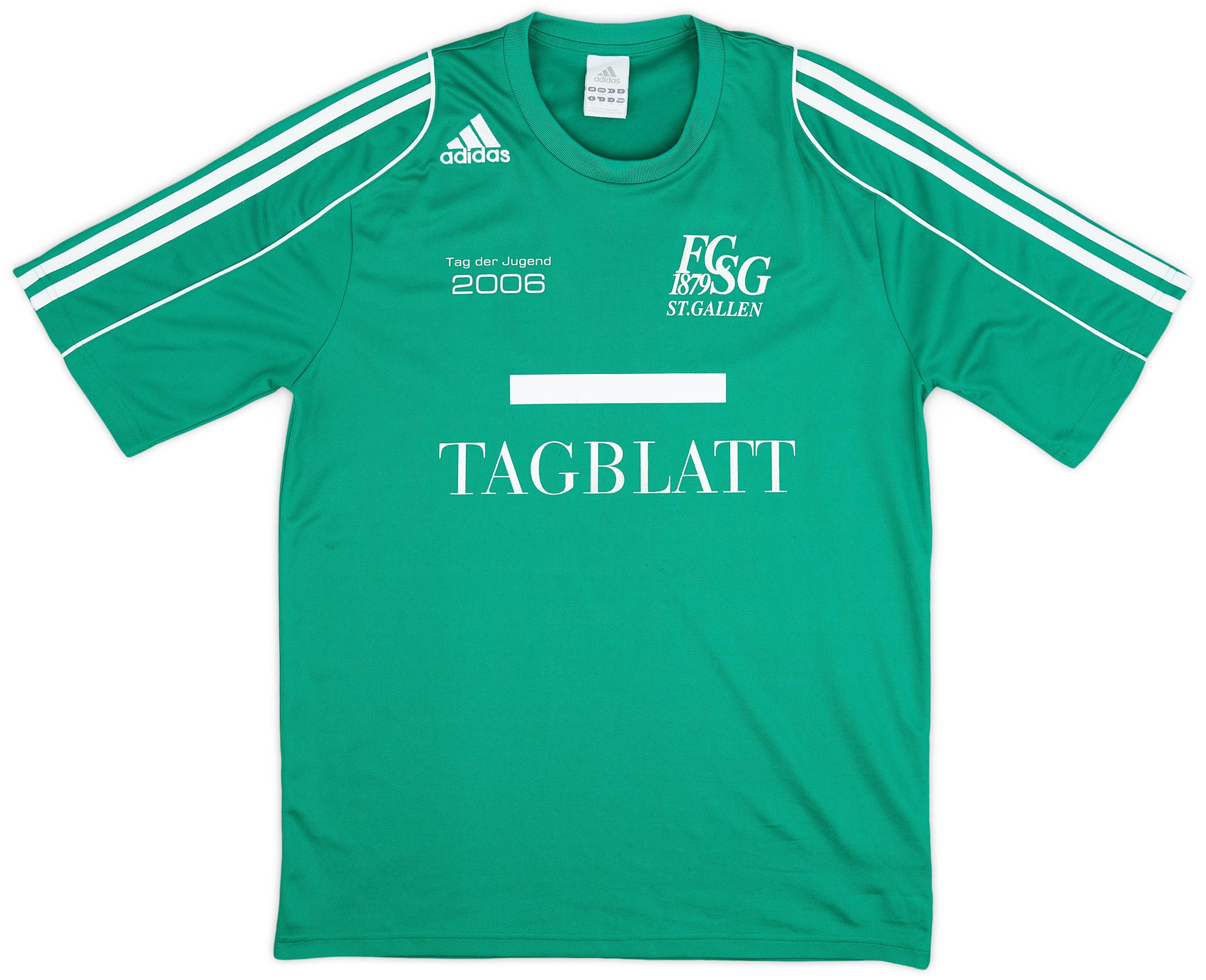2005 06 St Gallen Signed adidas Training Shirt 7 10 S