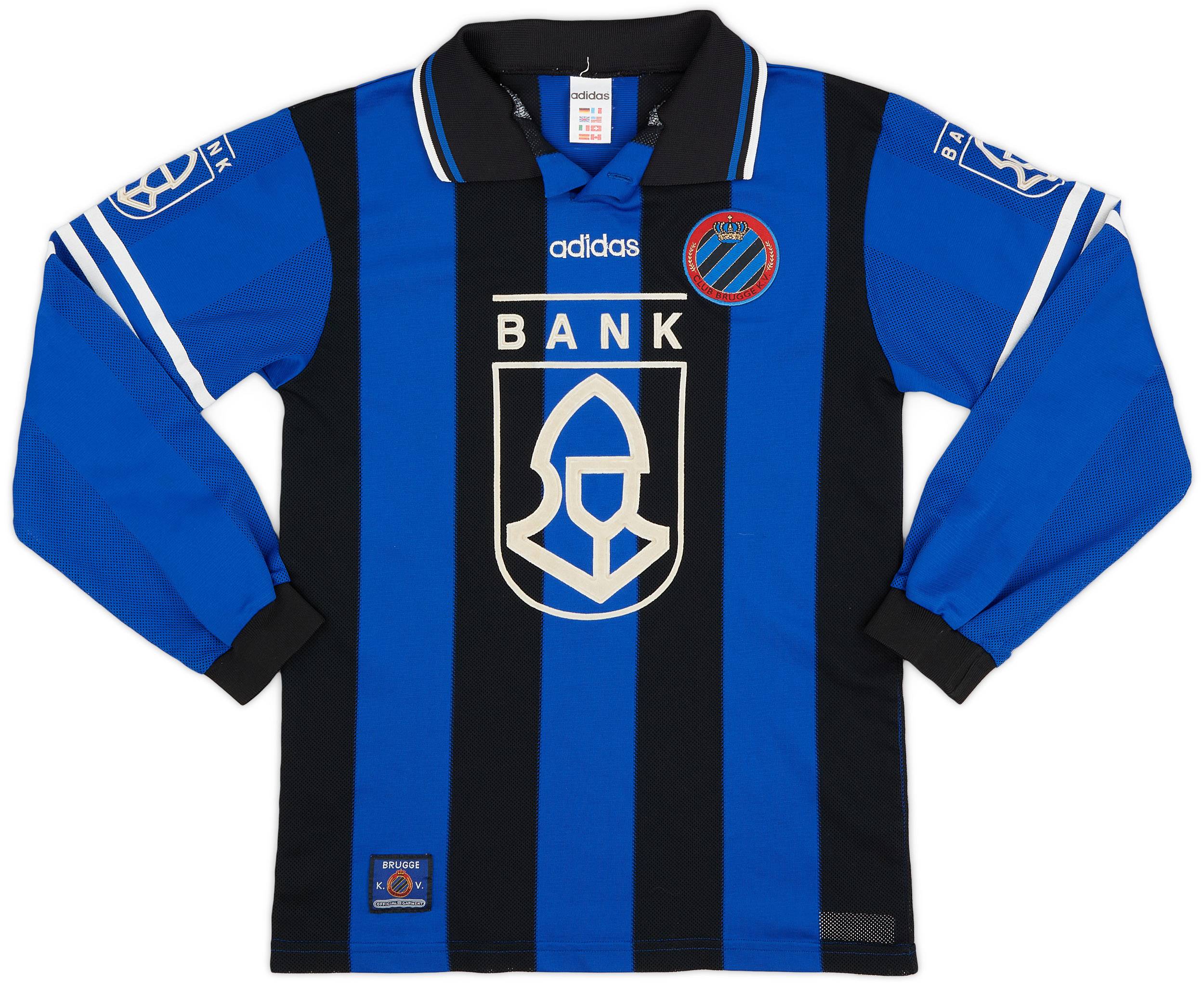 1997-98 Club Brugge Home L/S Shirt - 8/10 - (L.Boys)