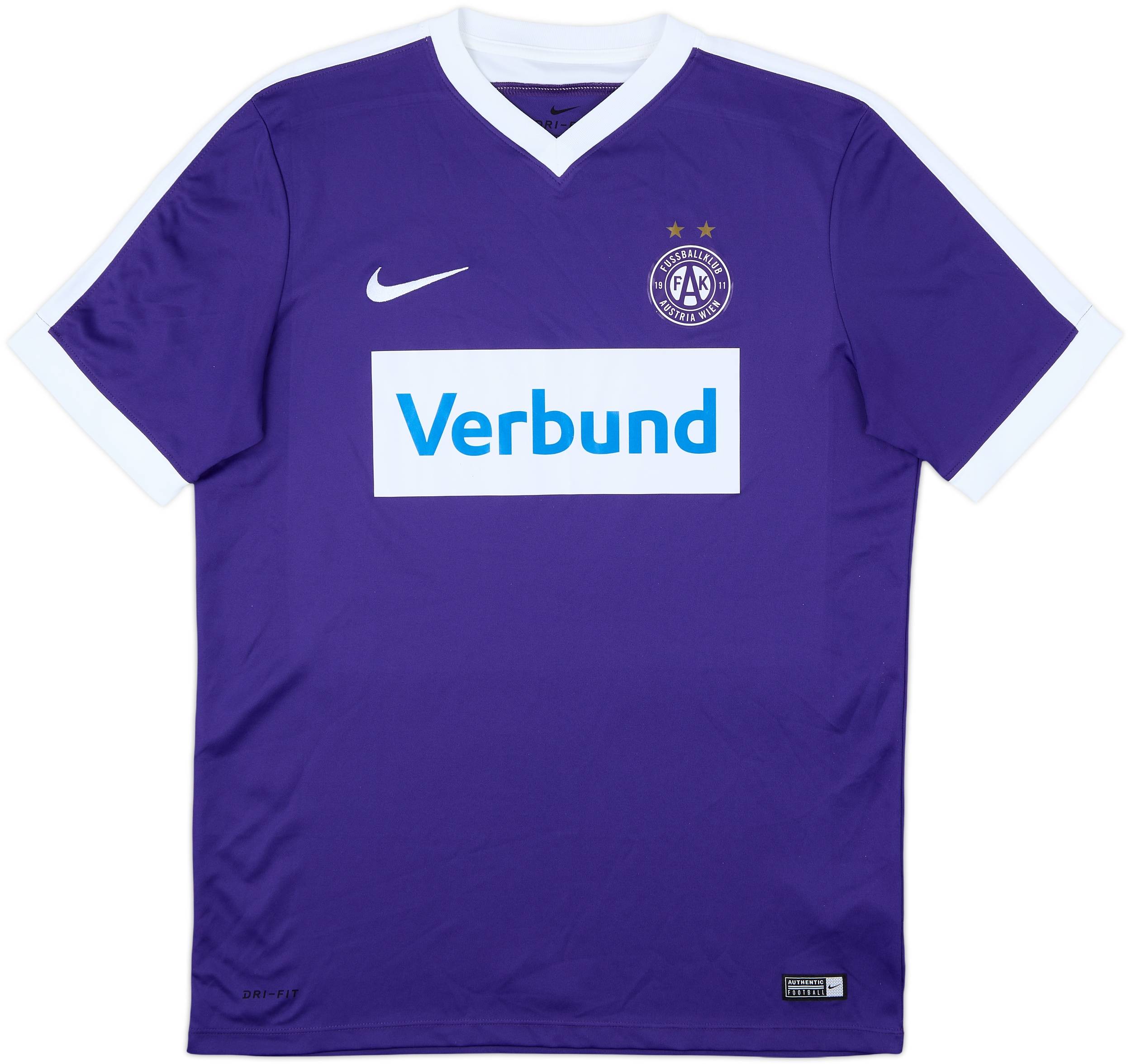 2016-18 Austria Vienna Home Shirt - 9/10 - (L)