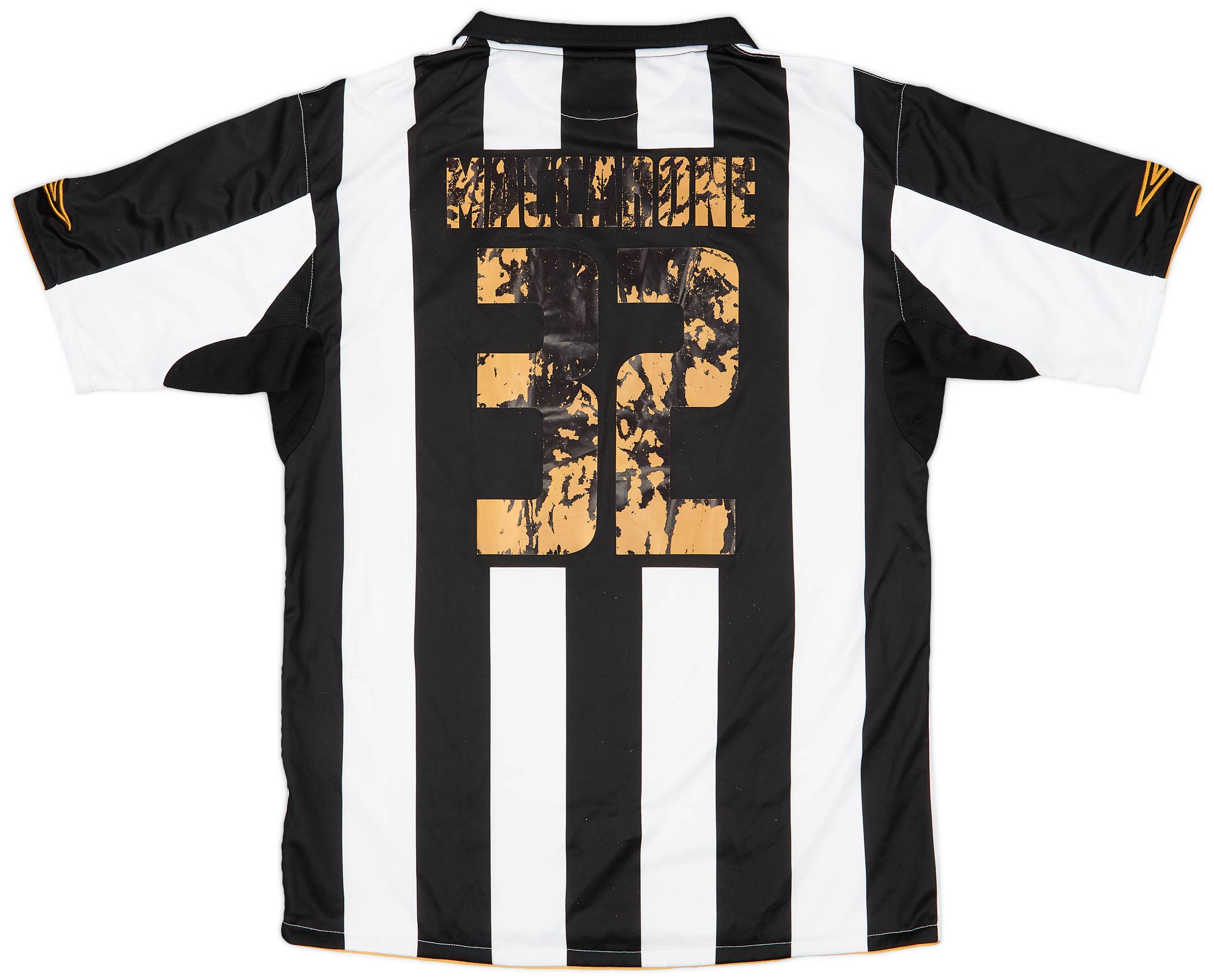 2007-08 Siena Home Shirt Maccarone #32 - 4/10 - (L)