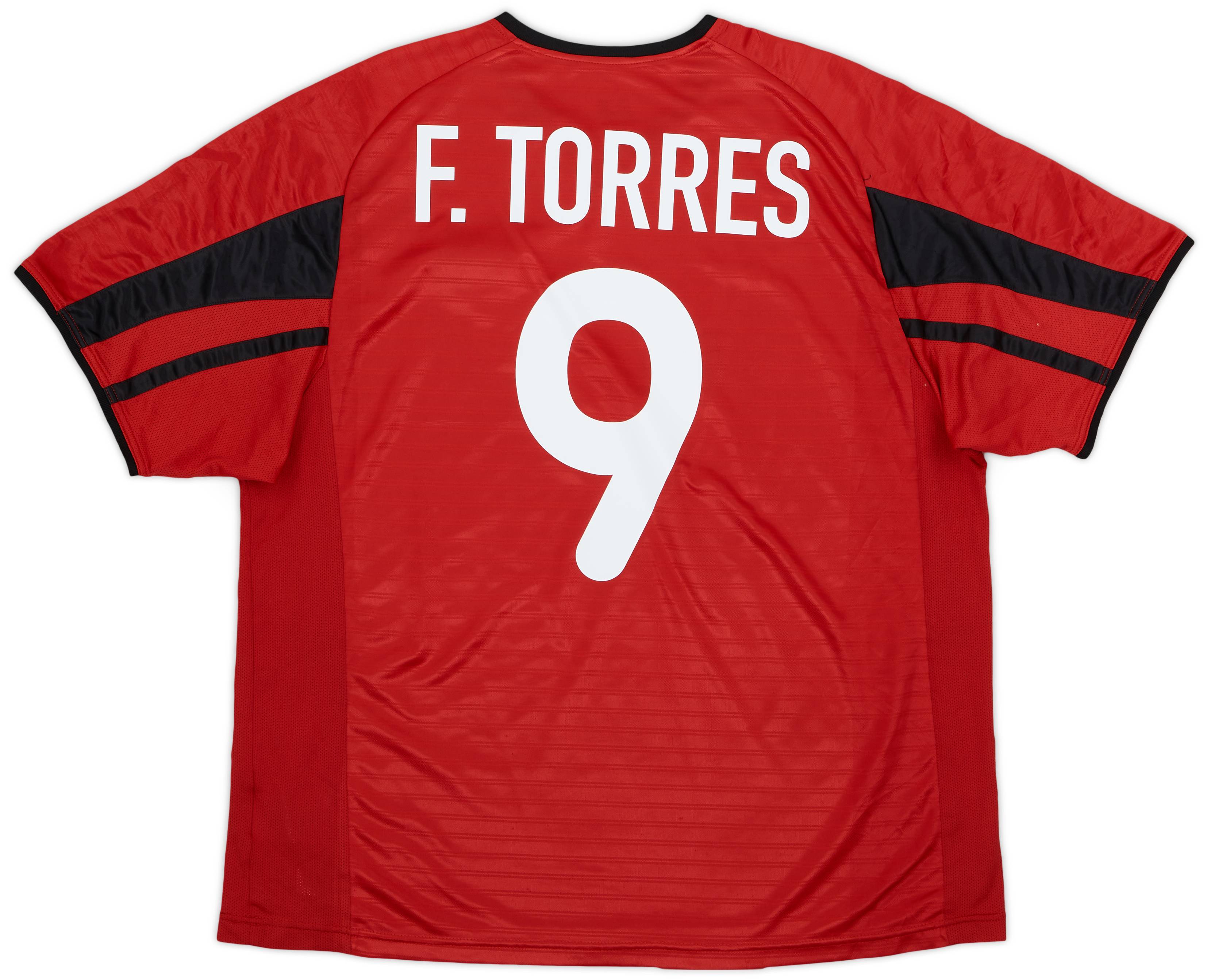 2001-02 Atletico Madrid Away Shirt F.Torres #9 - 6/10 - (XL)