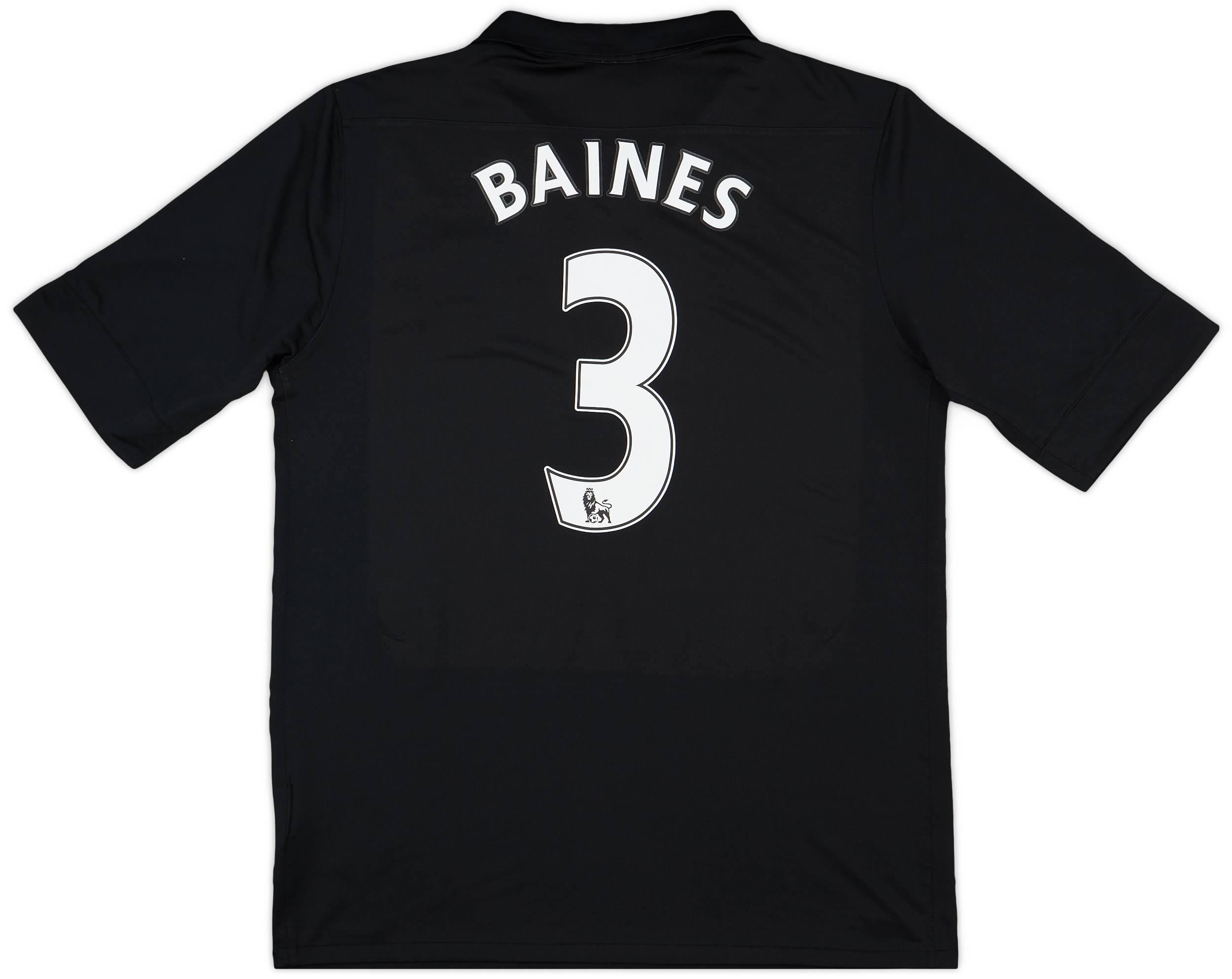 2012-13 Everton Away Shirt Baines #3 - 9/10 - (L)