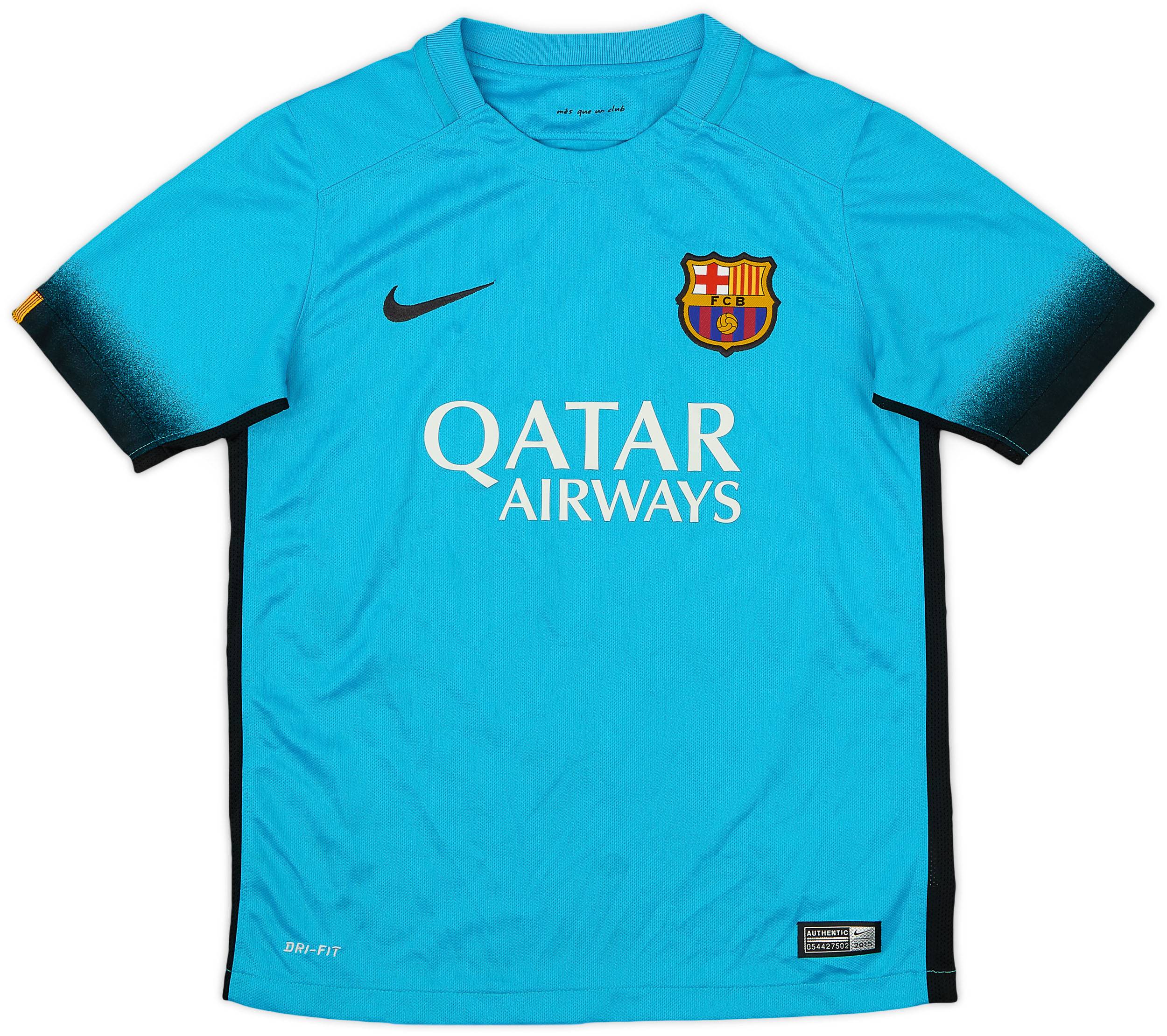 2015-16 Barcelona Third Shirt - 8/10 - (M.Boys)