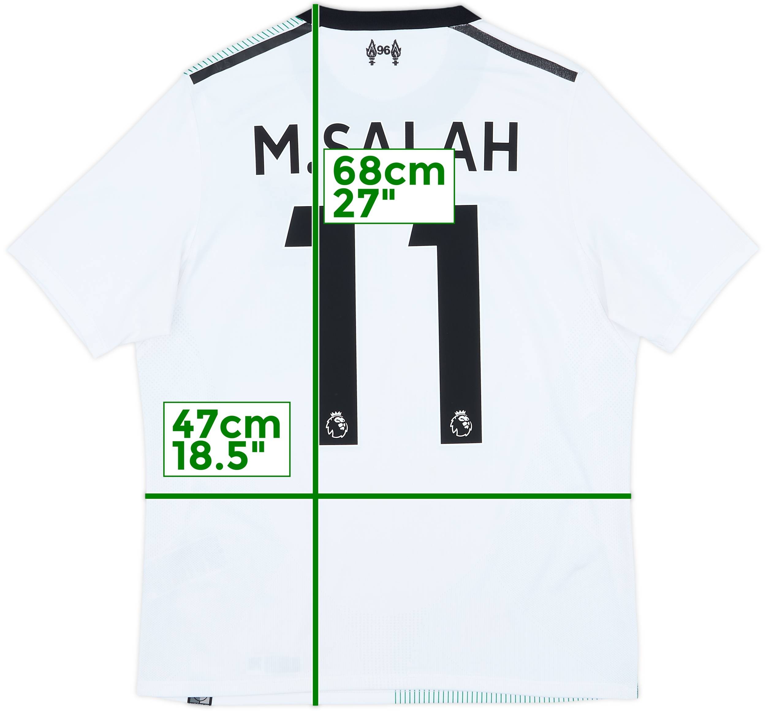 サイン入り　Liverpool M.SALAH 11 シャツ　サラー　アウェイ サイン入り Liverpool M.SALAH 11 シャツ サラー アウェイ