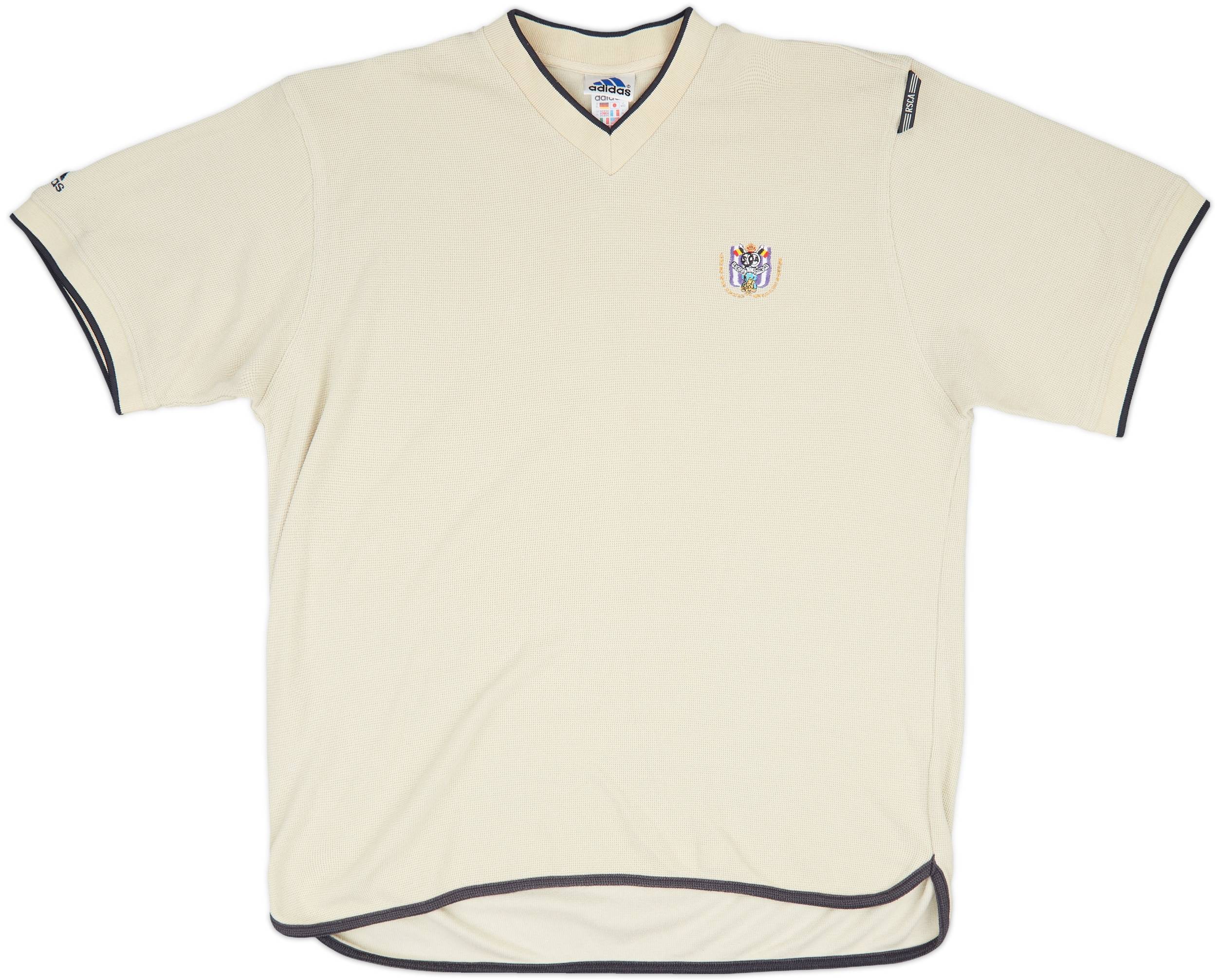 2001-02 Anderlecht adidas Cotton Training Shirt - 8/10 - (XL)