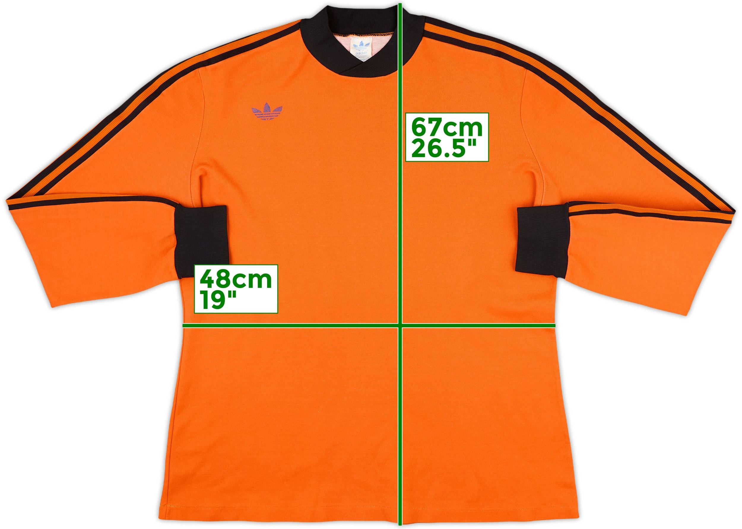 1978-80 adidas Template L/S Shirt (Netherlands) #13 - 9/10 - (L)