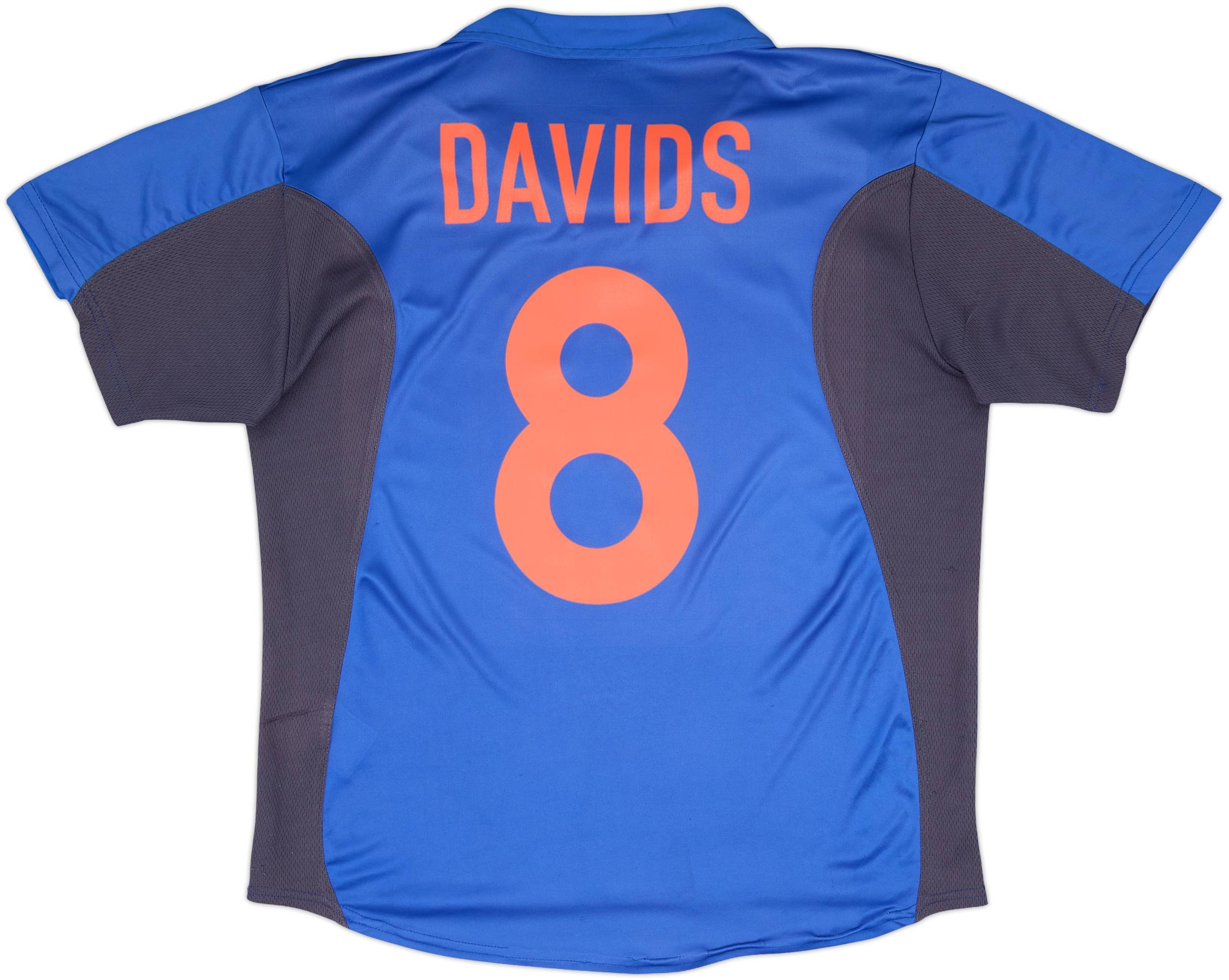 ダービッツ　Netherlands AWAY #8 DAVIDS 希少 2002-04 Netherlands Player Issue Away Shirt Davids #8 - 9/10