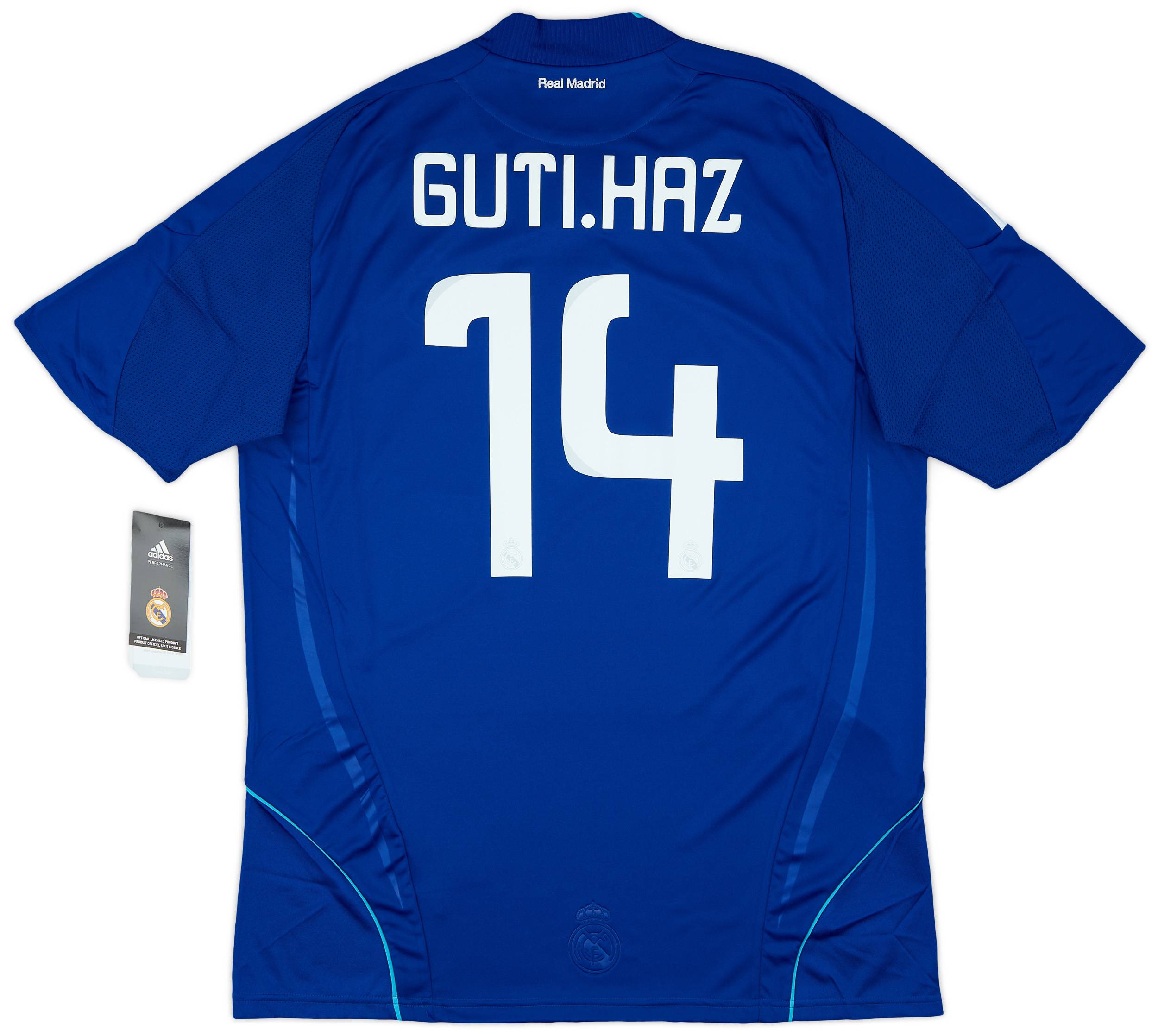 2008-09 Real Madrid Away Shirt Guti.Haz #14