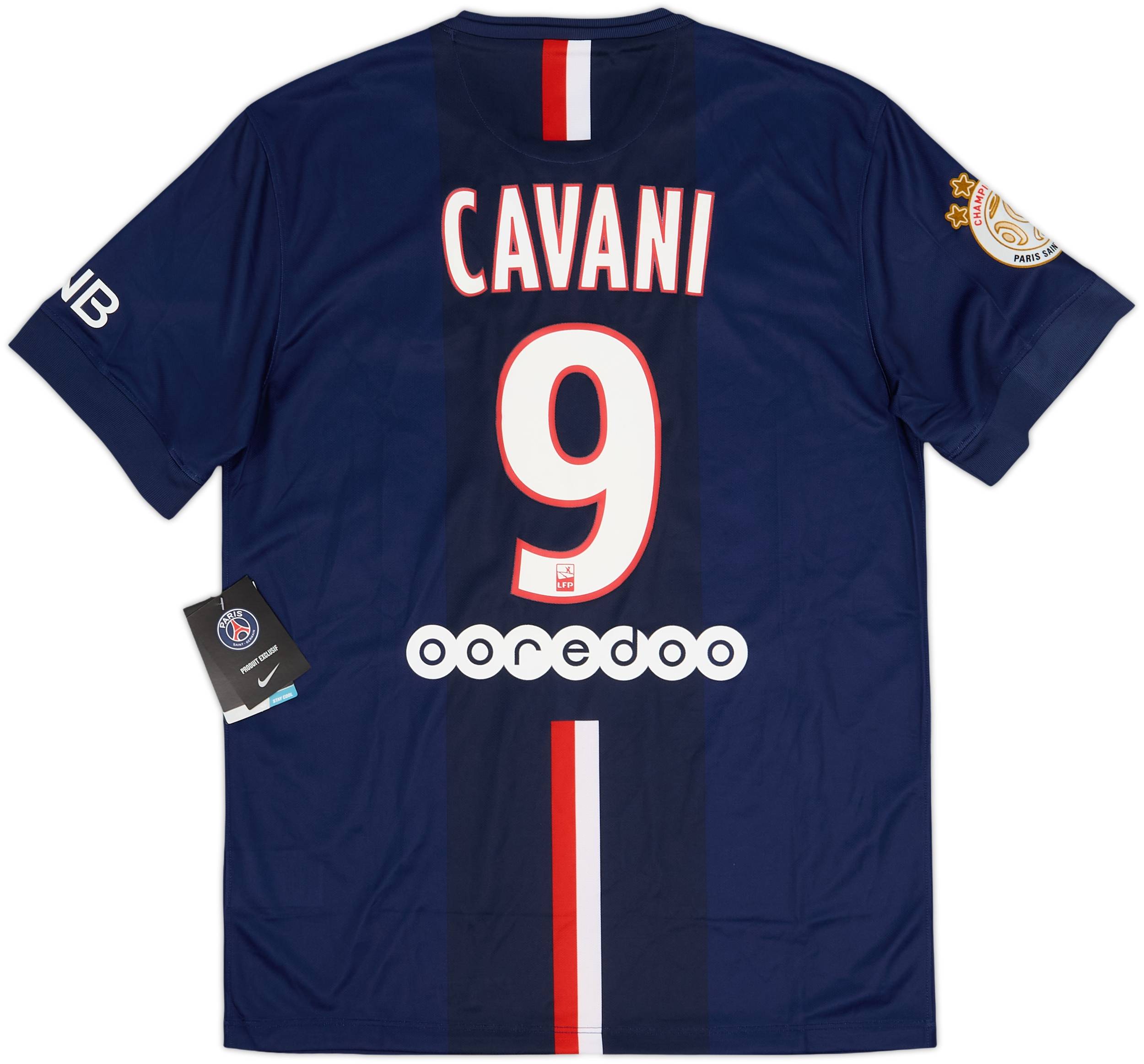 2014-15 Paris Saint-Germain Home Shirt Cavani #9 (M)