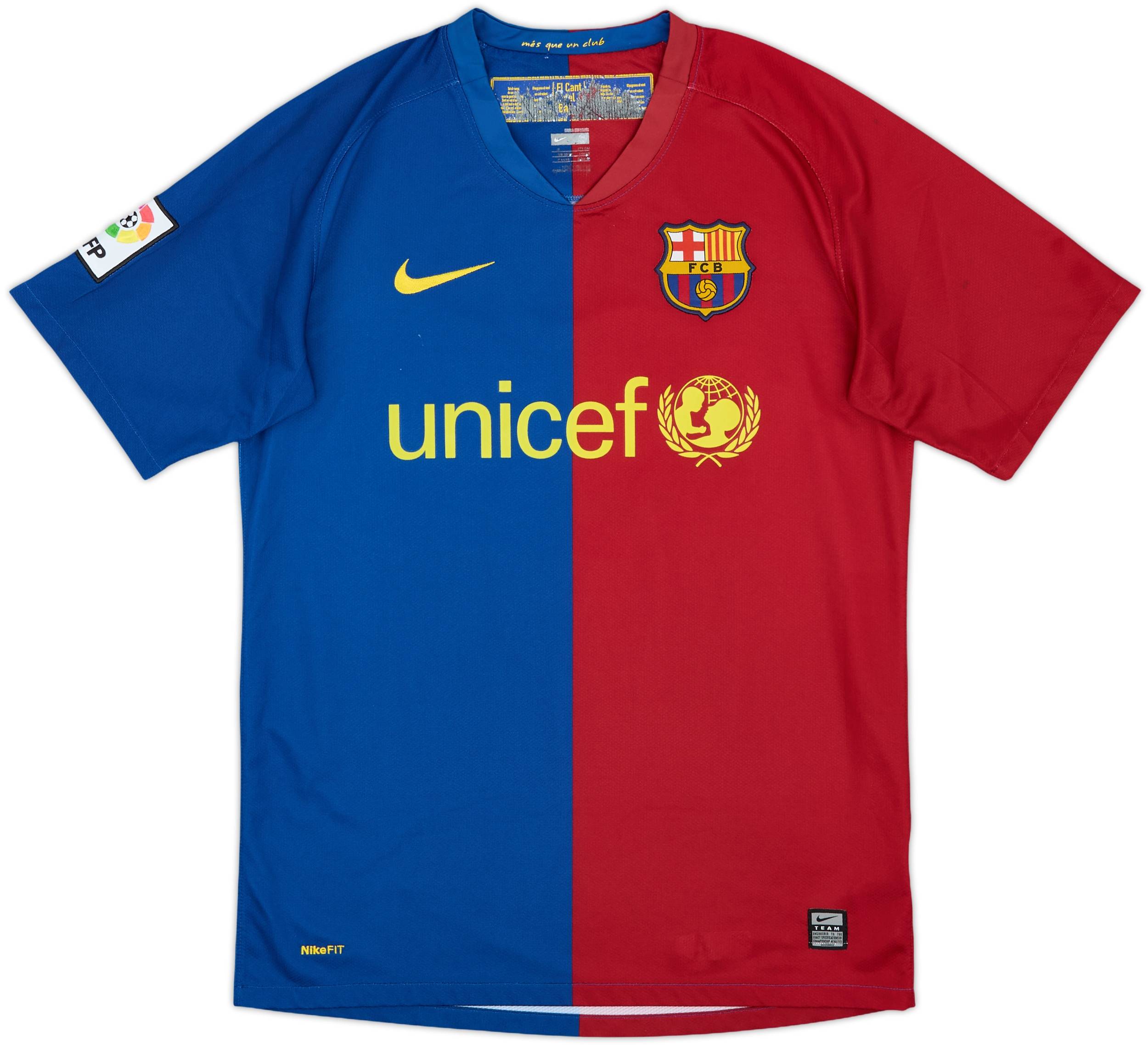 FC Barcelona Puyol 5番シャツ Nike 2008-09 Barcelona Home Shirt #5 PUYOL Nike (Fair) L