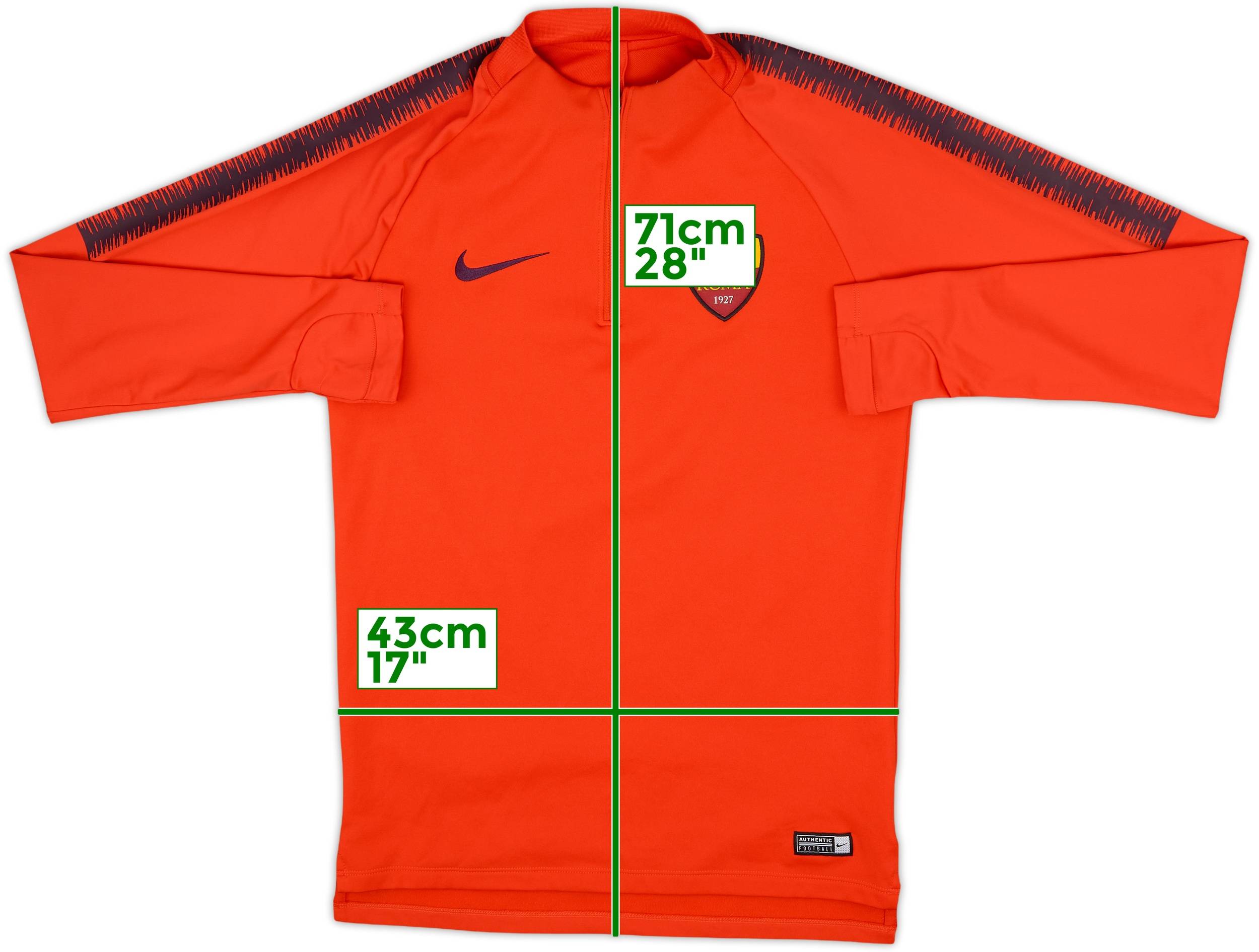 Nike AS Roma トレーニングトップ Sサイズ Nike AS Roma トレーニングトップ Sサイズ 2019-20 Roma Nike 1