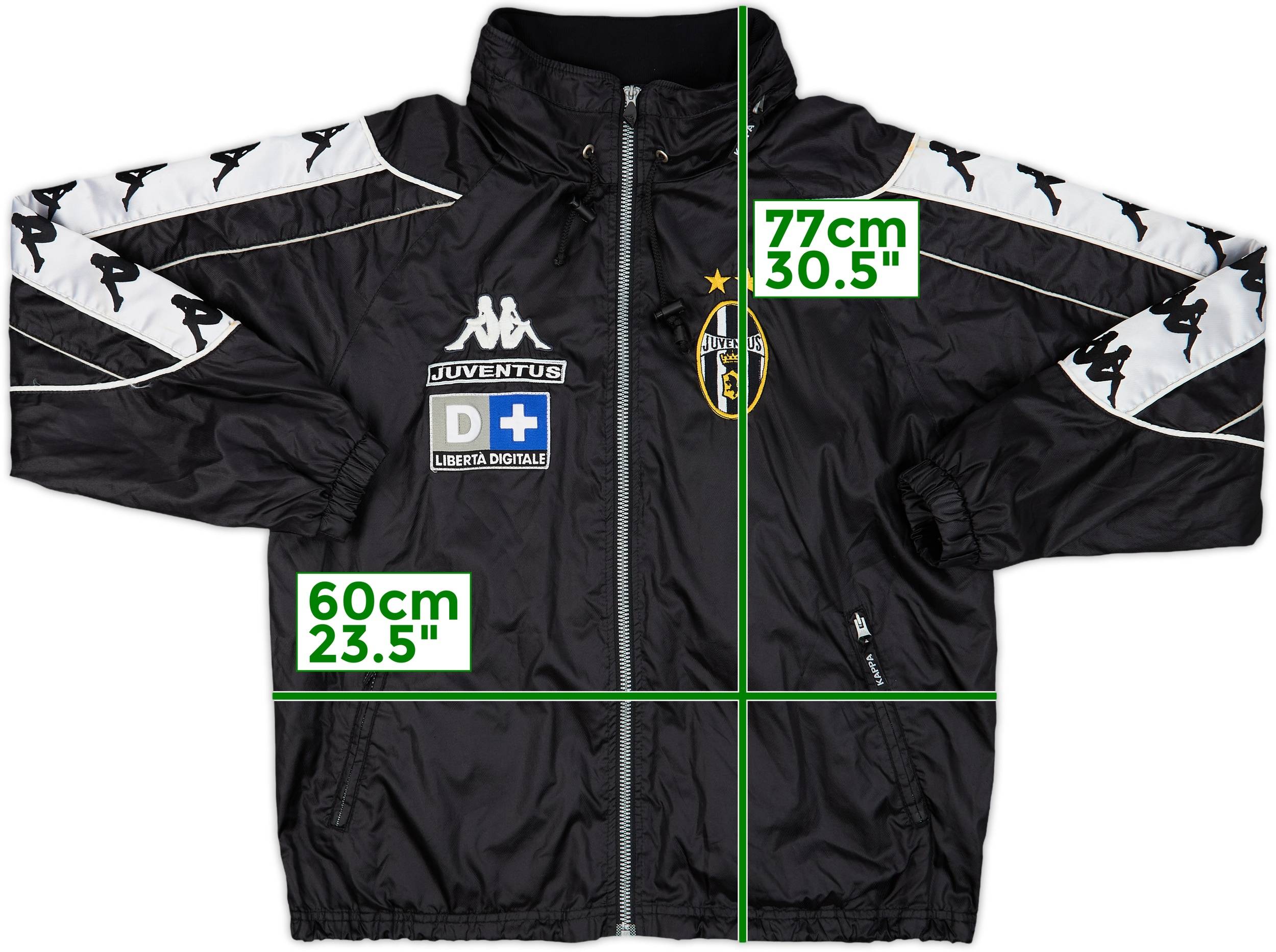 1999-00 Juventus Kappa Hooded Rain Jacket - 6/10 - (S)
