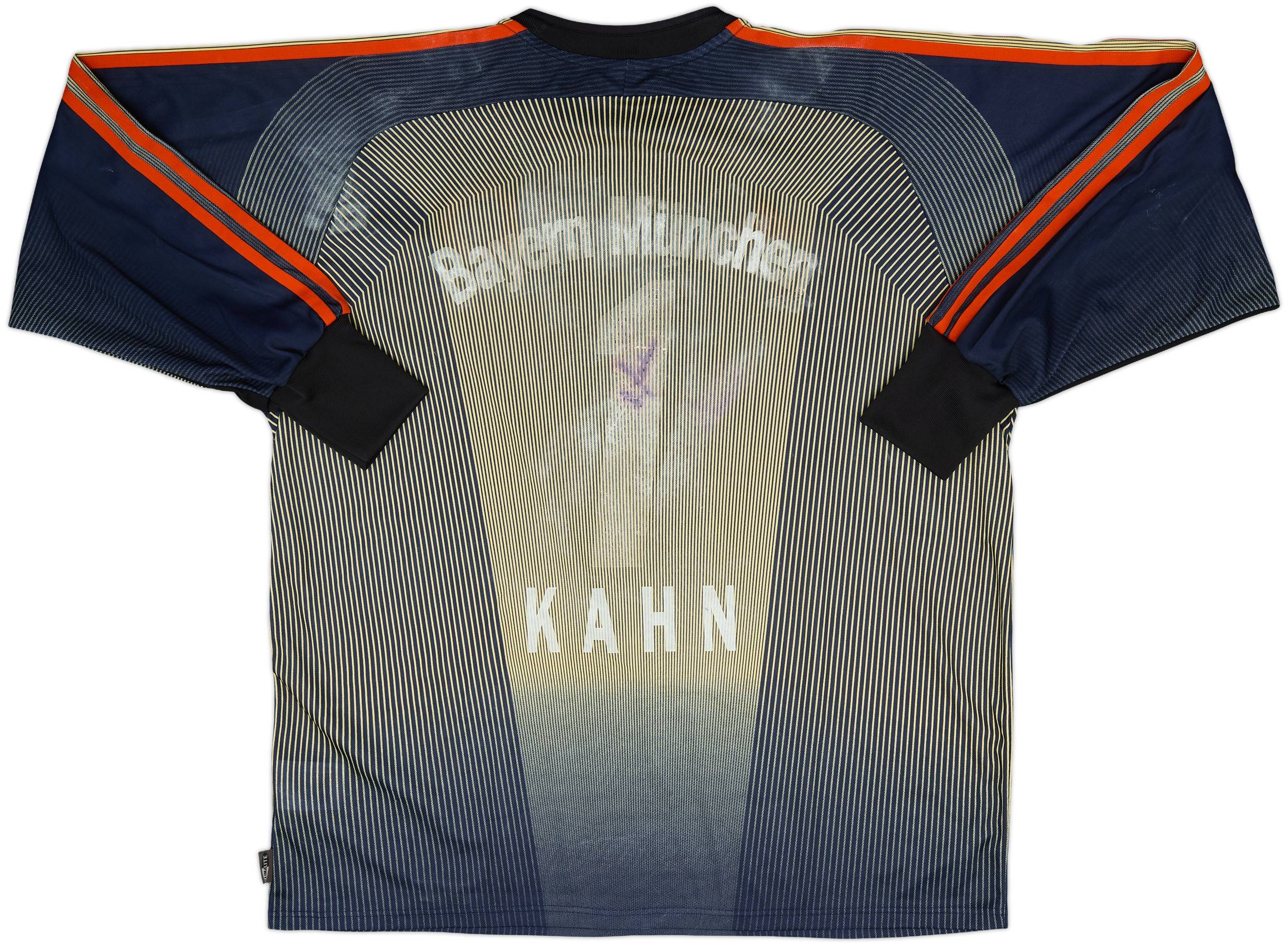 ウェア 2003-04 Bayern Munchen kahn 2003-04 Bayern Munich GK Shirt Kahn #1 - 3/10 - (XL)