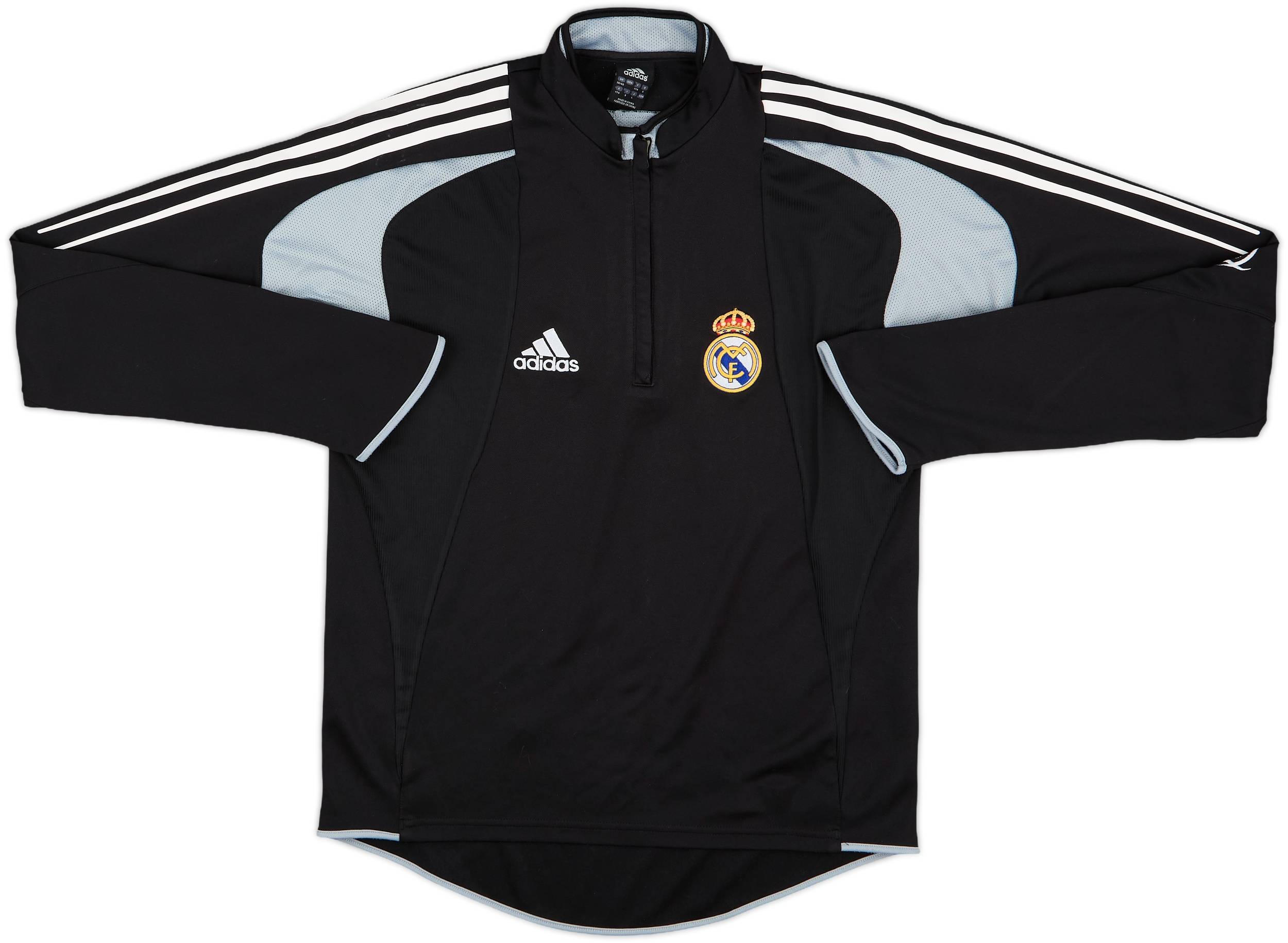 2004-05 Real Madrid adidas 1/4 Zip Drill Top - 7/10 - (M)