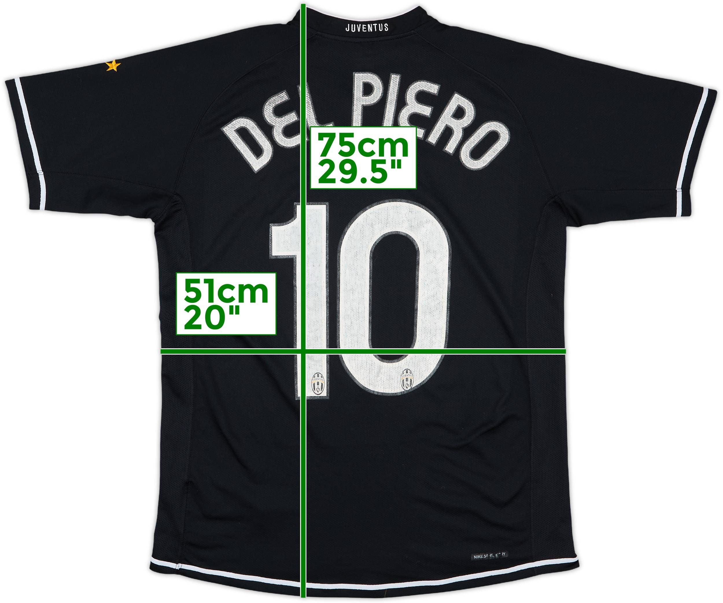 06-07 Juventus DEL PIERO Nikeユニフォーム Mサイズ 06-07 Juventus DEL PIERO Nikeユニフォーム Mサイズ