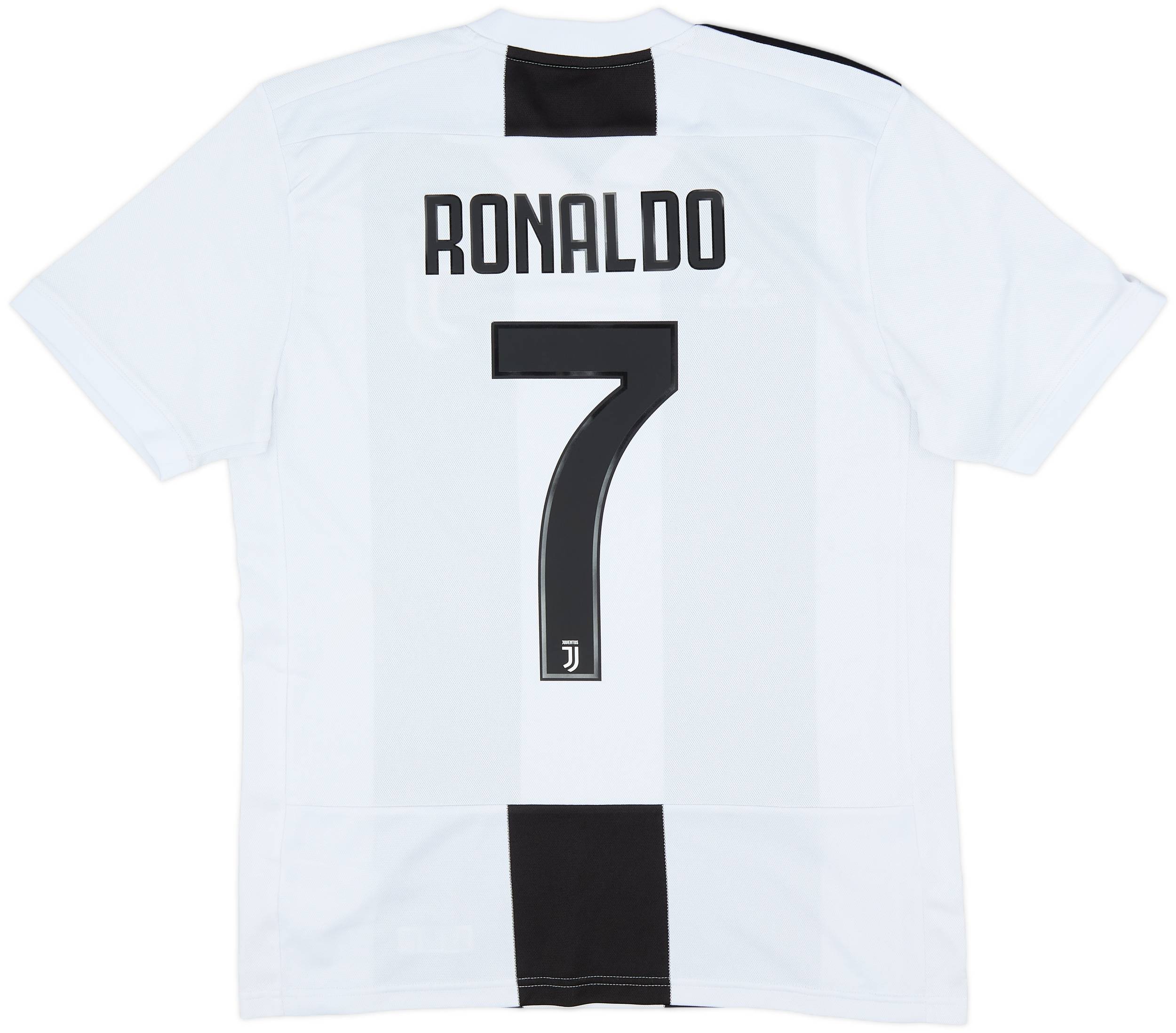 2018-19 Juventus Home Shirt Ronaldo #7 - 8/10 - (M)