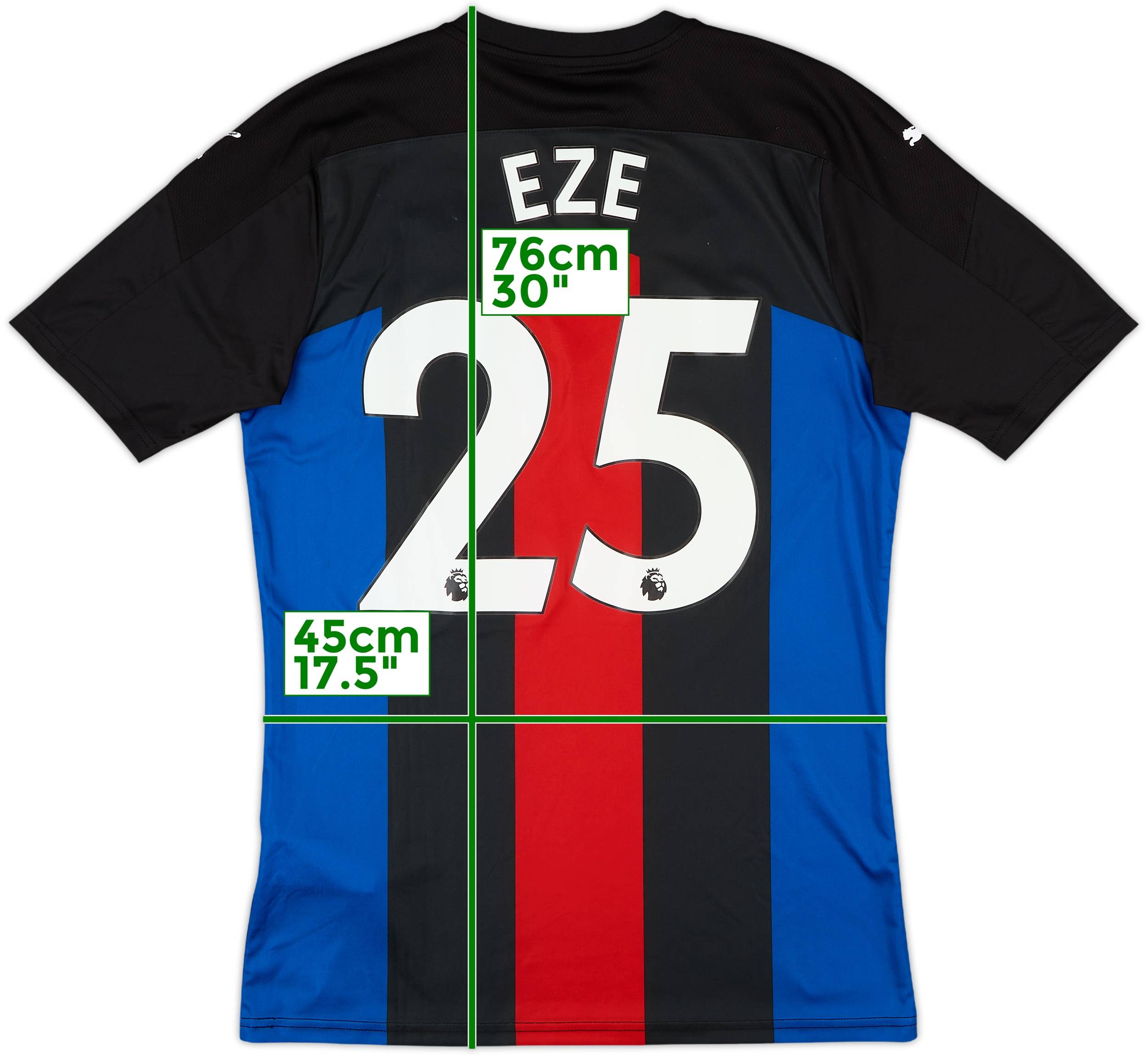 2020-21 Crystal Palace Third Shirt Eze #25 - 4/10 - (M)