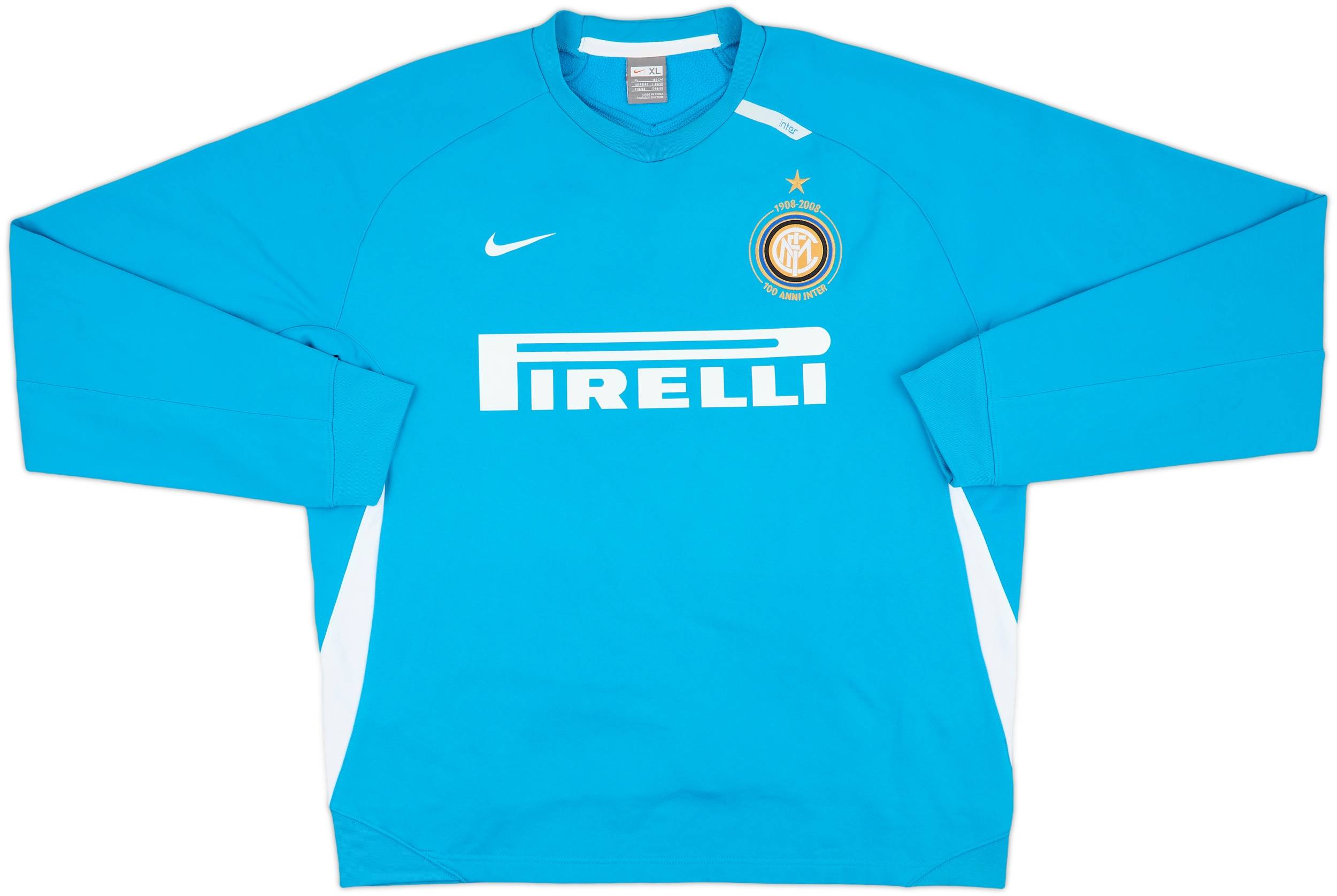 ウェア NIKE INTER MILANO 07/08 GAME SHIRT 2007-08 Inter Milan Match Issue Home L/S Shirt #17
