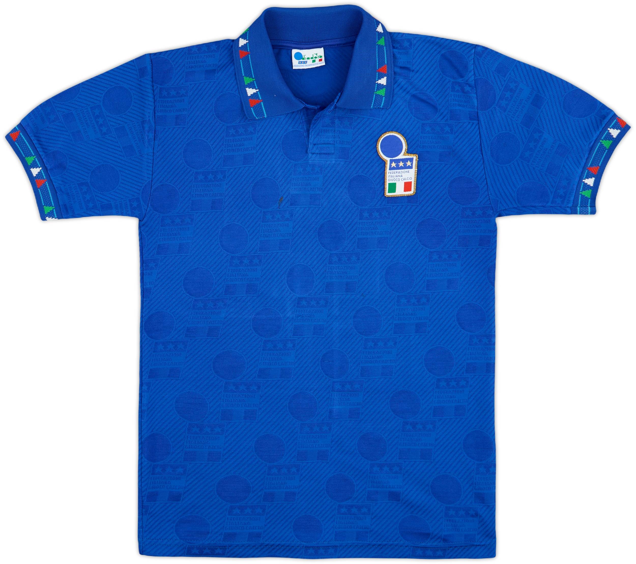 希少　DIADORA R. BAGGIO シャツ 10 希少 DIADORA R. BAGGIO シャツ 10 Italy 1993 - 1994 Home