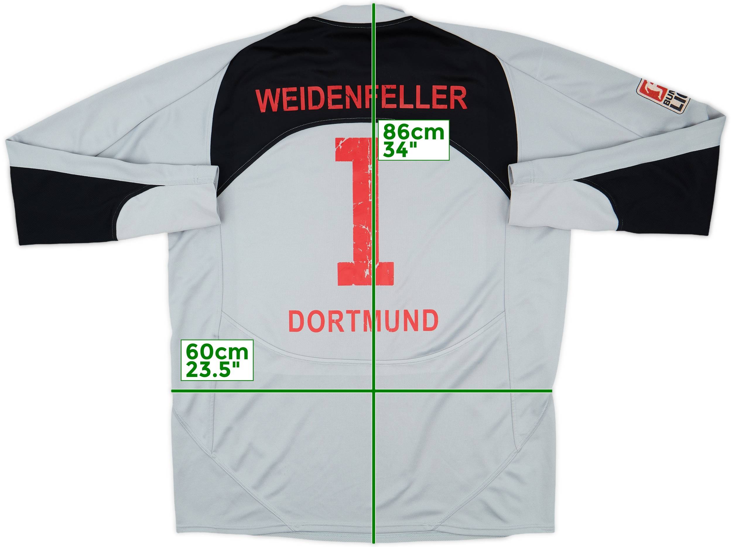 2004-05 Borussia Dortmund GK Green Shirt Weidenfeller #1 - 5/10