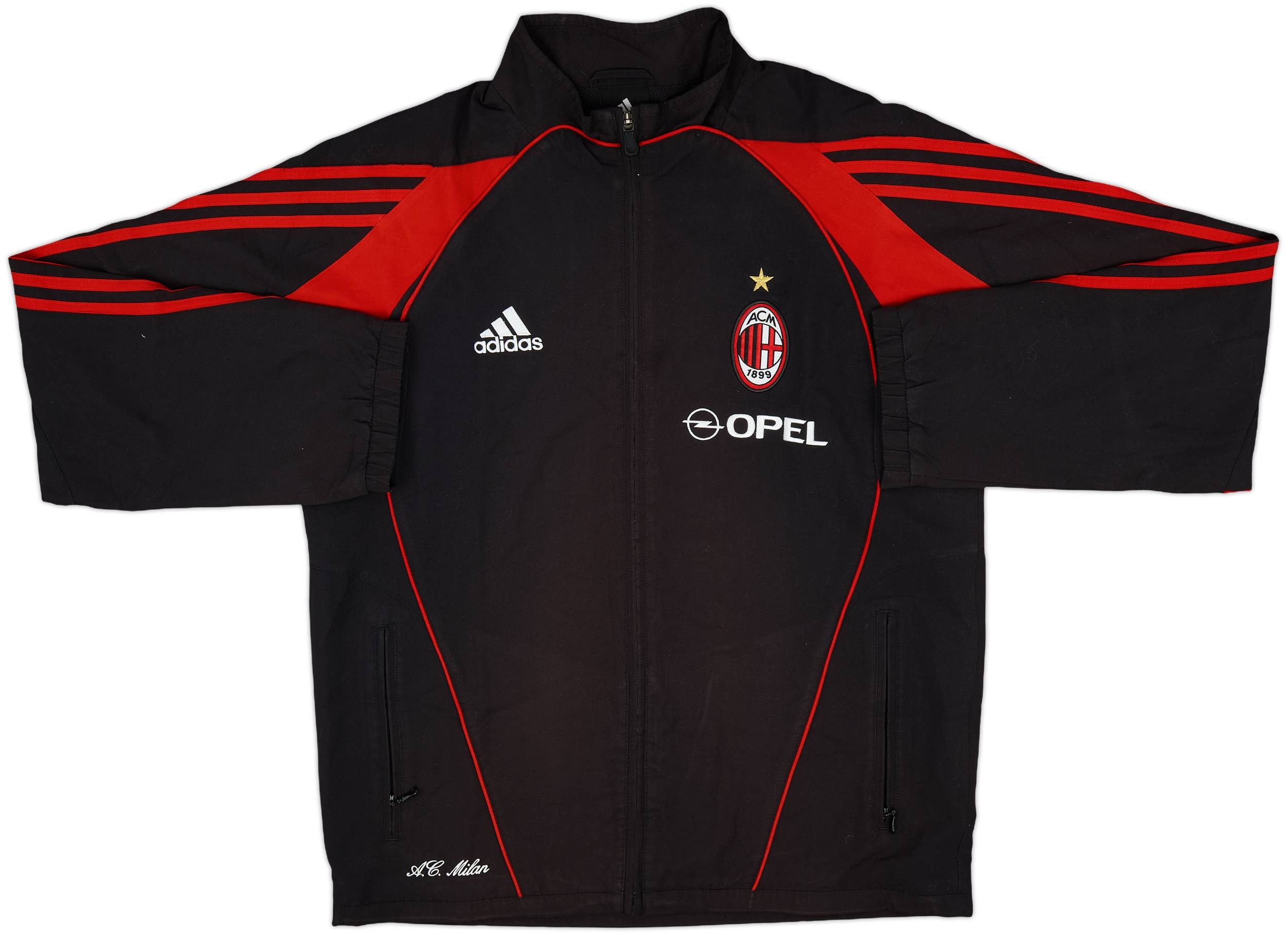 2005-06 AC Milan adidas Tracksuit - 9/10 - (M)