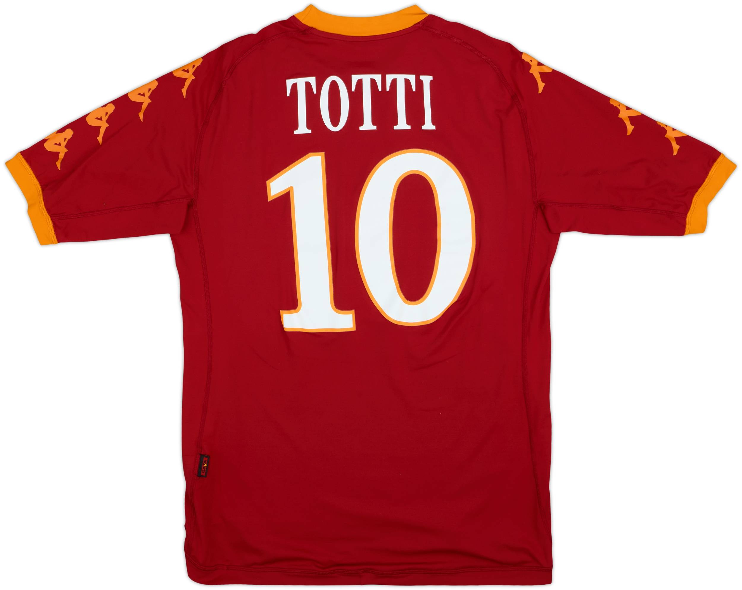 ウェア 04-05 ROMA TOTTI #10 2004-05 Roma Home Shirt Totti #10 - 5/10 - (L)