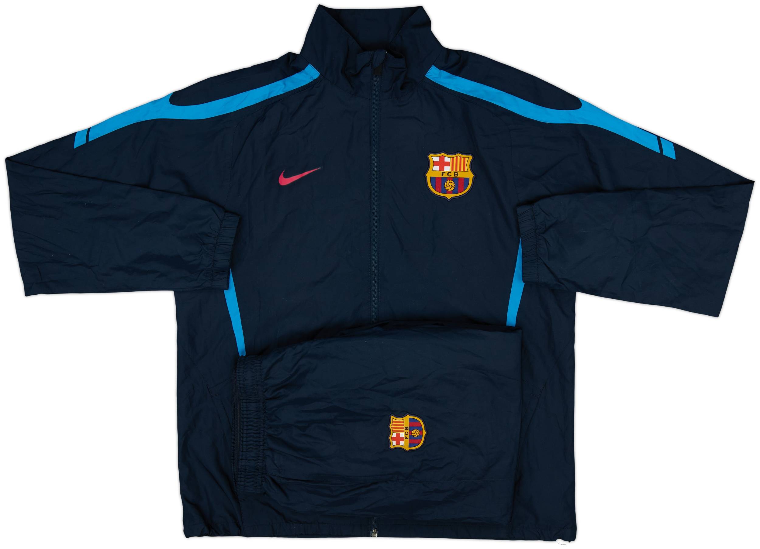 NIKE ナイキ　バルセロナ　2009-2010シーズン　ジャケット　Lサイズ NIKE ナイキ バルセロナ 2009-2010シーズン ジャケット Lサイズ