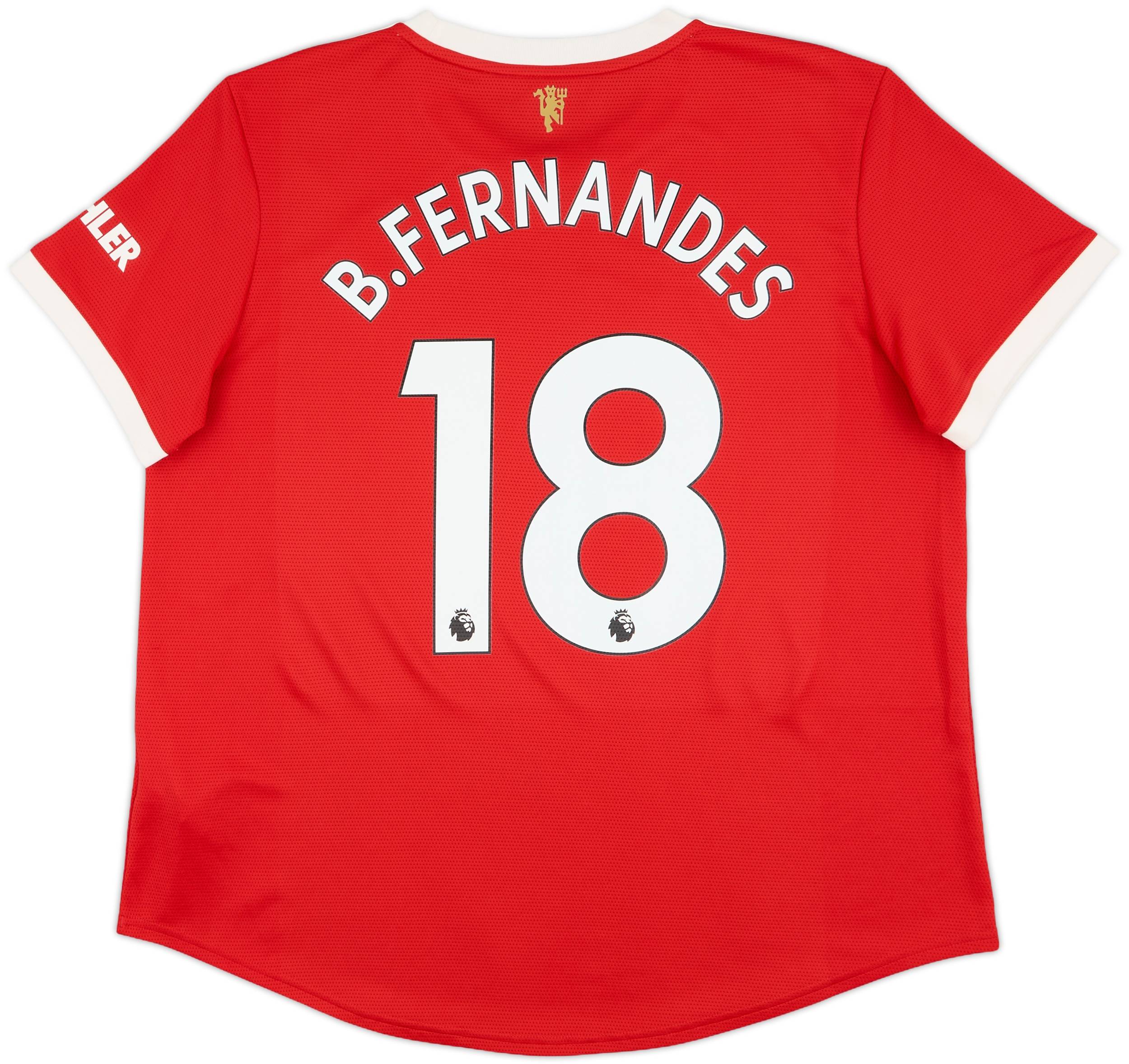 ウェア Manchester United B. Fernandes Men's Authentic adidas B.Fernandes Manchester United Home