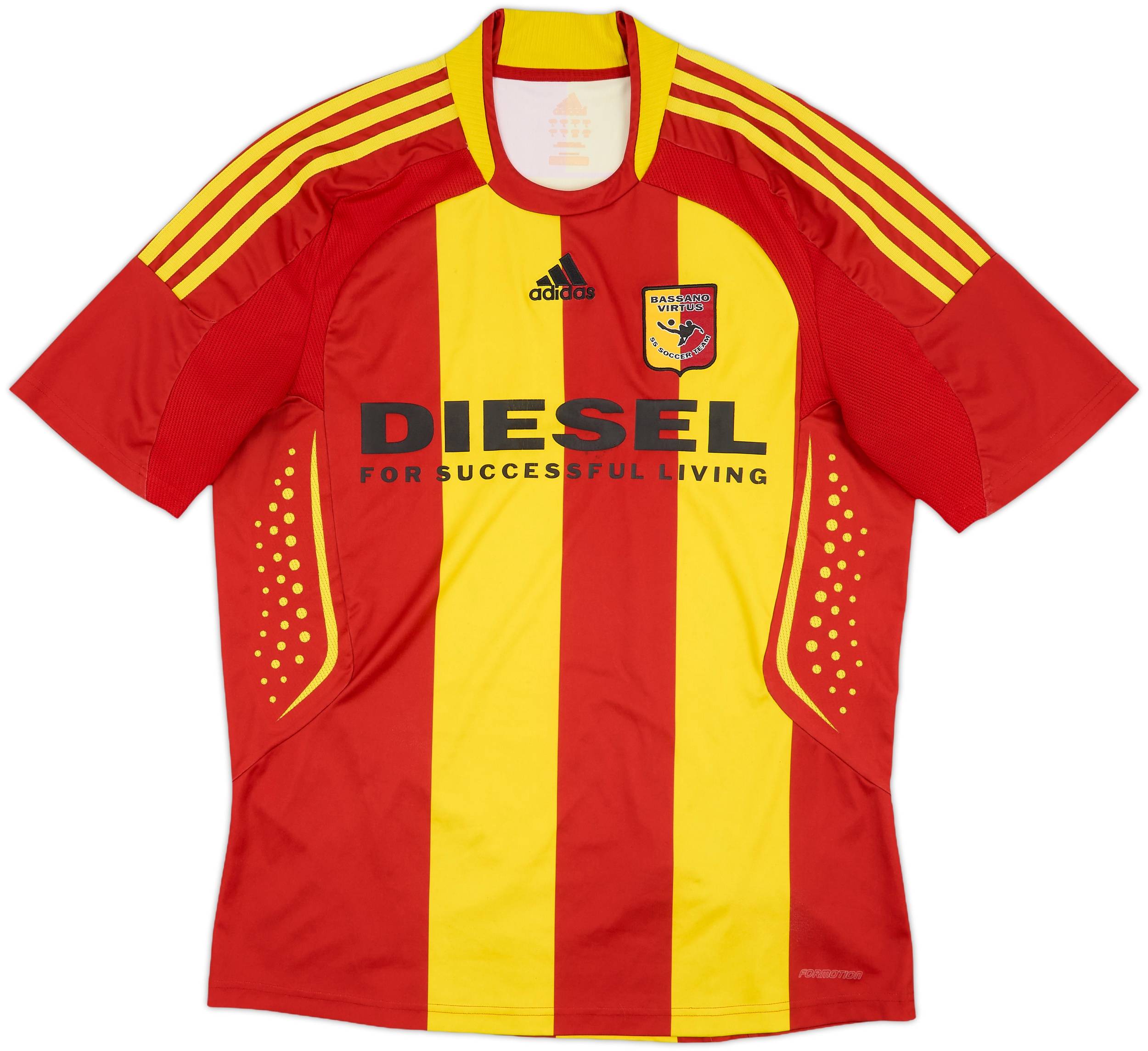 選手支給 バッサーノ ヴィルトゥス 2008-09 ホーム ユニフォーム 2008-09 Bassano Virtus Home Shirt - 8/10 - (L)