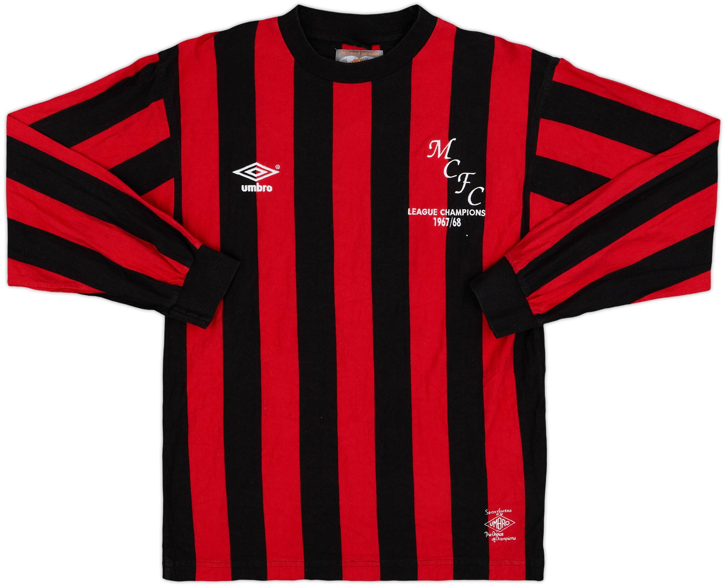 2000s Manchester City Umbro Retro 1967-68 L/S Shirt - 9/10 - (M