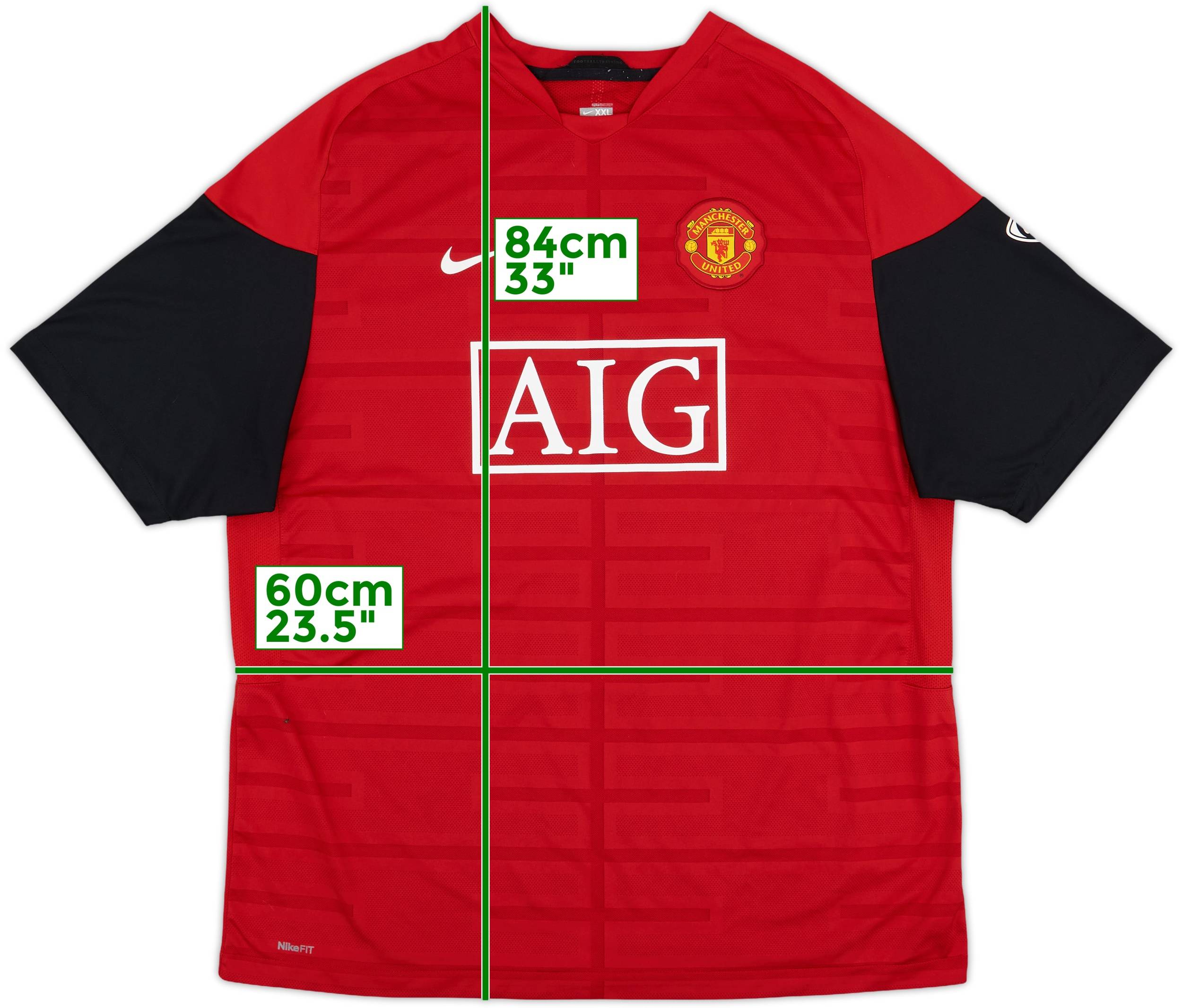 2009-10 Manchester United Nike Training Shirt - 8/10 - (XXL)