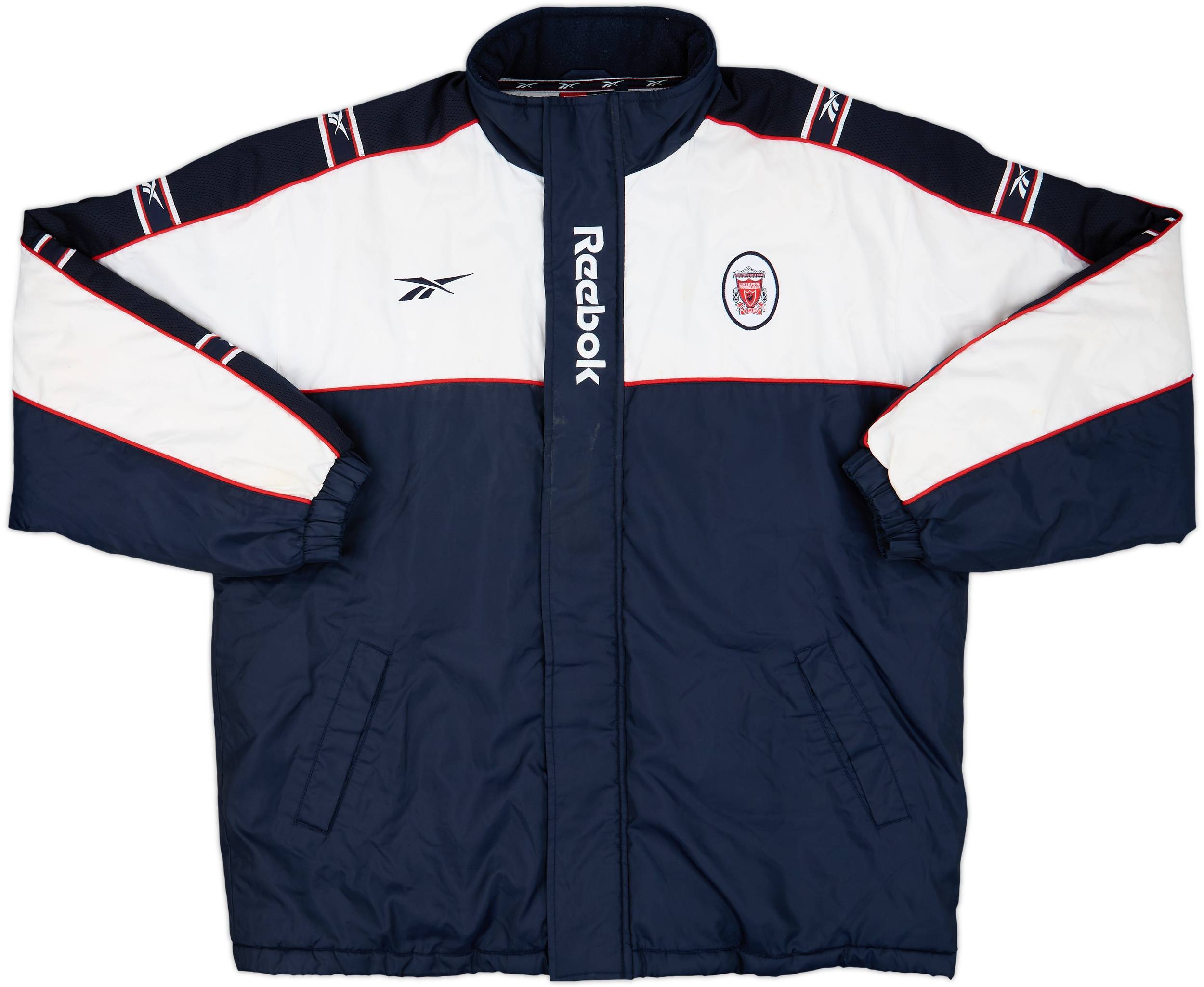1998-99 Liverpool Reebok Padded Bench Coat - 7/10 - (XL)