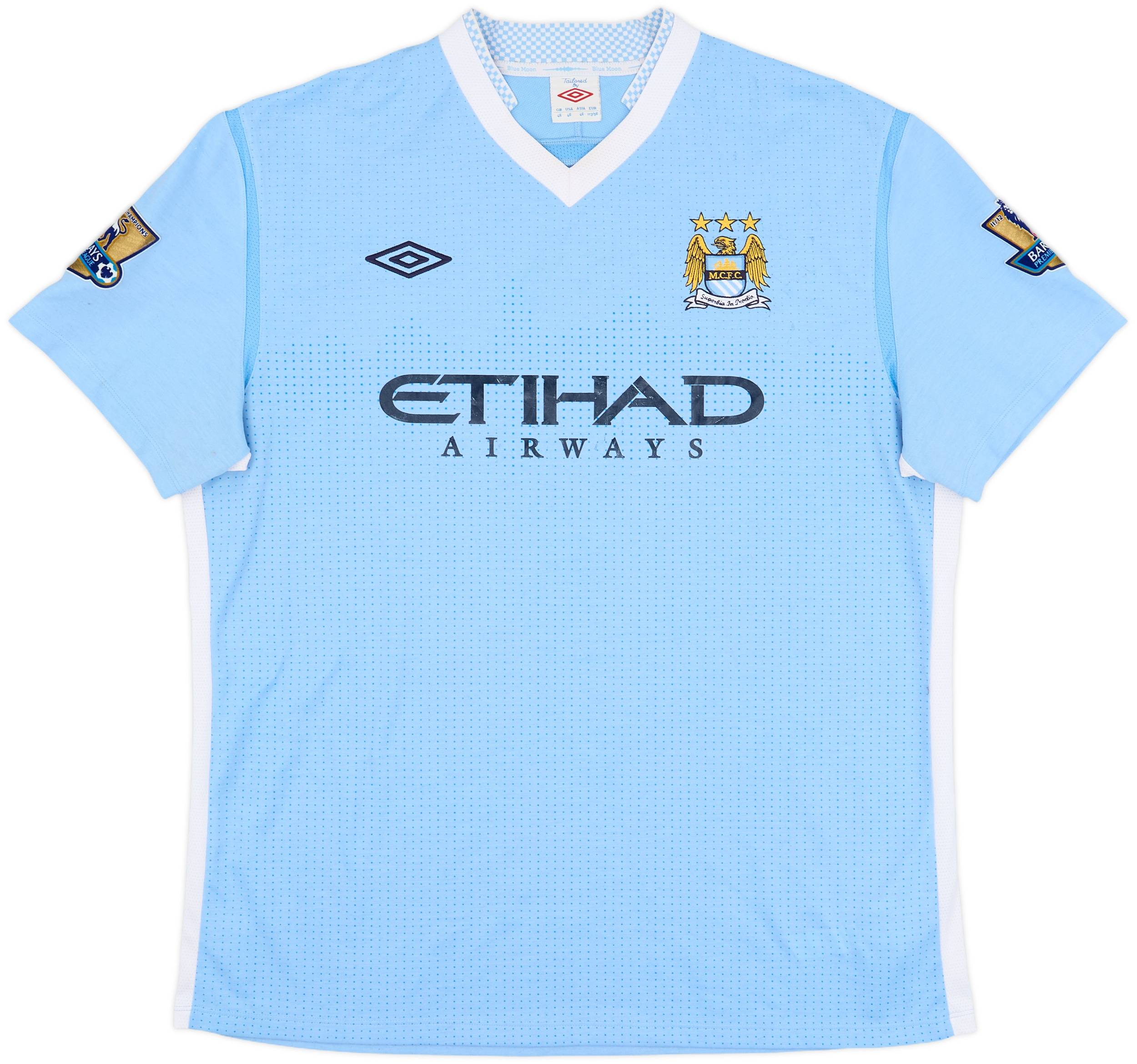 2011-12 Manchester City Home Shirt Champions #12 - 6/10 - (XL)