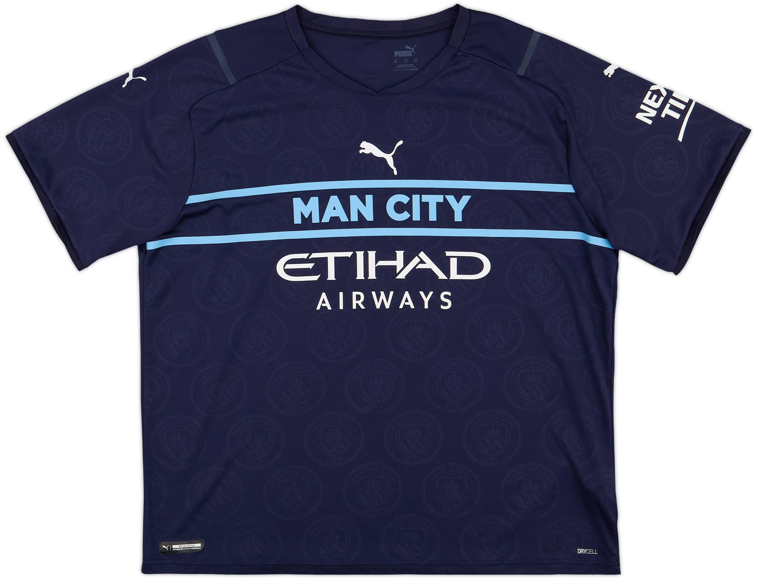 2021-22 Manchester City Third Shirt De Bruyne #17 - 8/10 - (XXL)