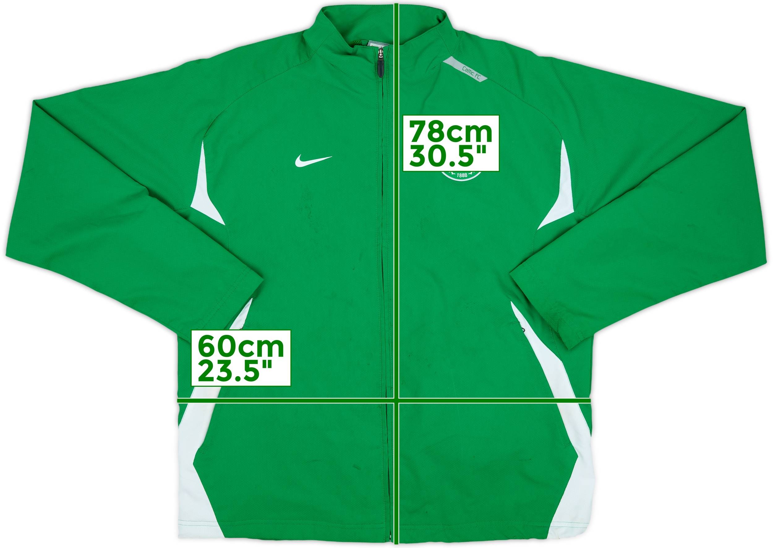 Nike Celtic Football ジャージ XL（LL） 2007-08 Celtic Nike Track Jacket - 7/10 - (XL)