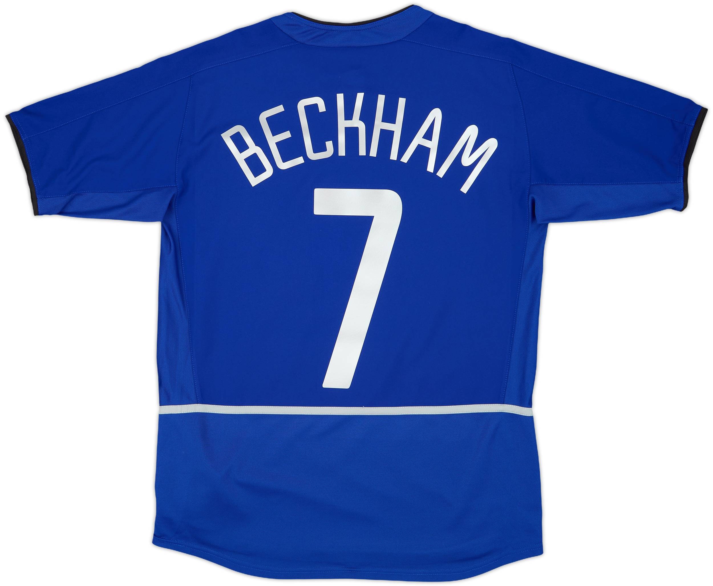 【国内正規 01-03 England  L/S Beckham #7】 England 2002 WC Home Soccer Long Sleeve Jersey BECKHAM #7