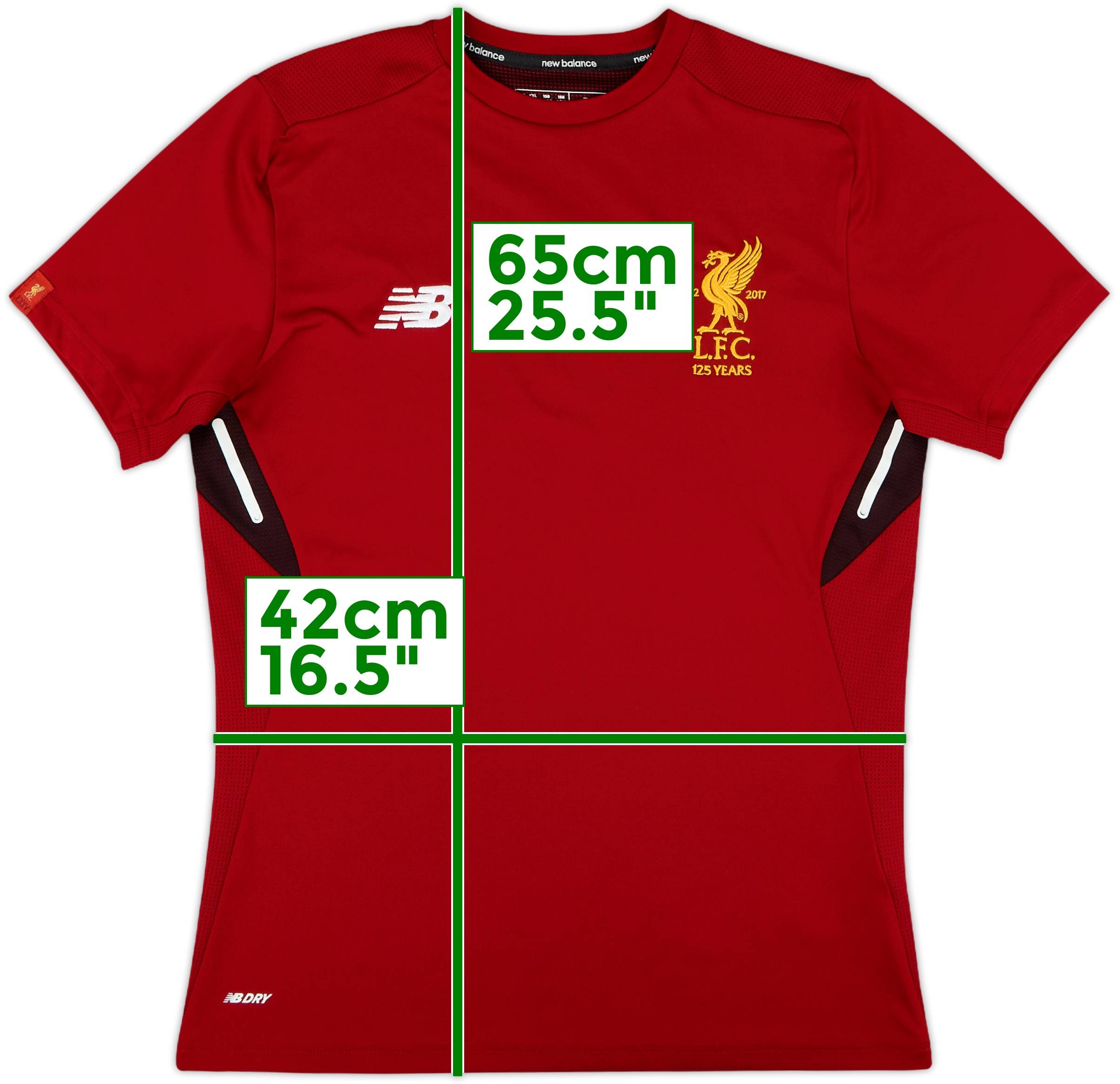 2017-18 Liverpool New Balance Training Shirt - 9/10 - (XL.Boys)