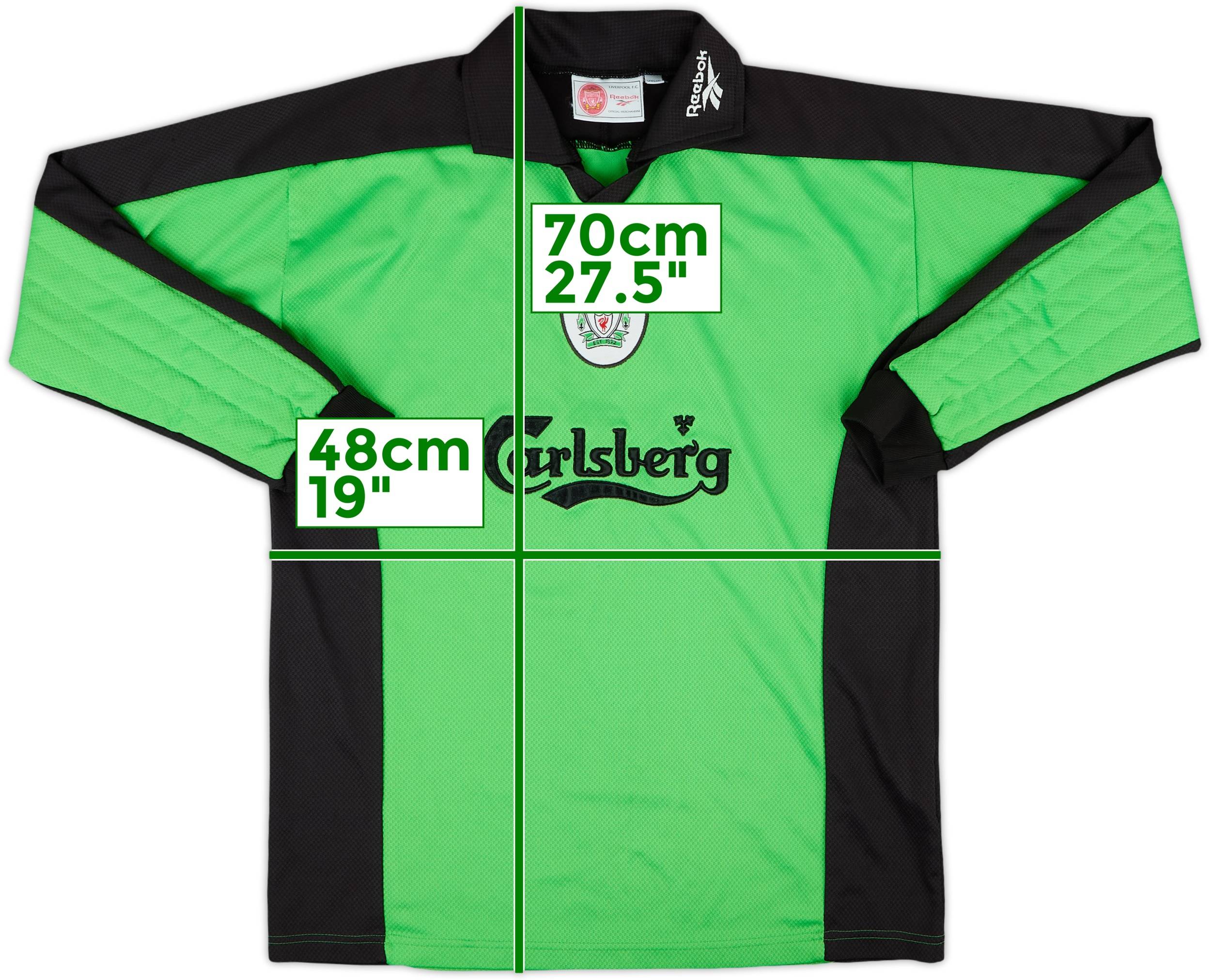 1998-99 Liverpool GK Shirt - 9/10 - (Y)