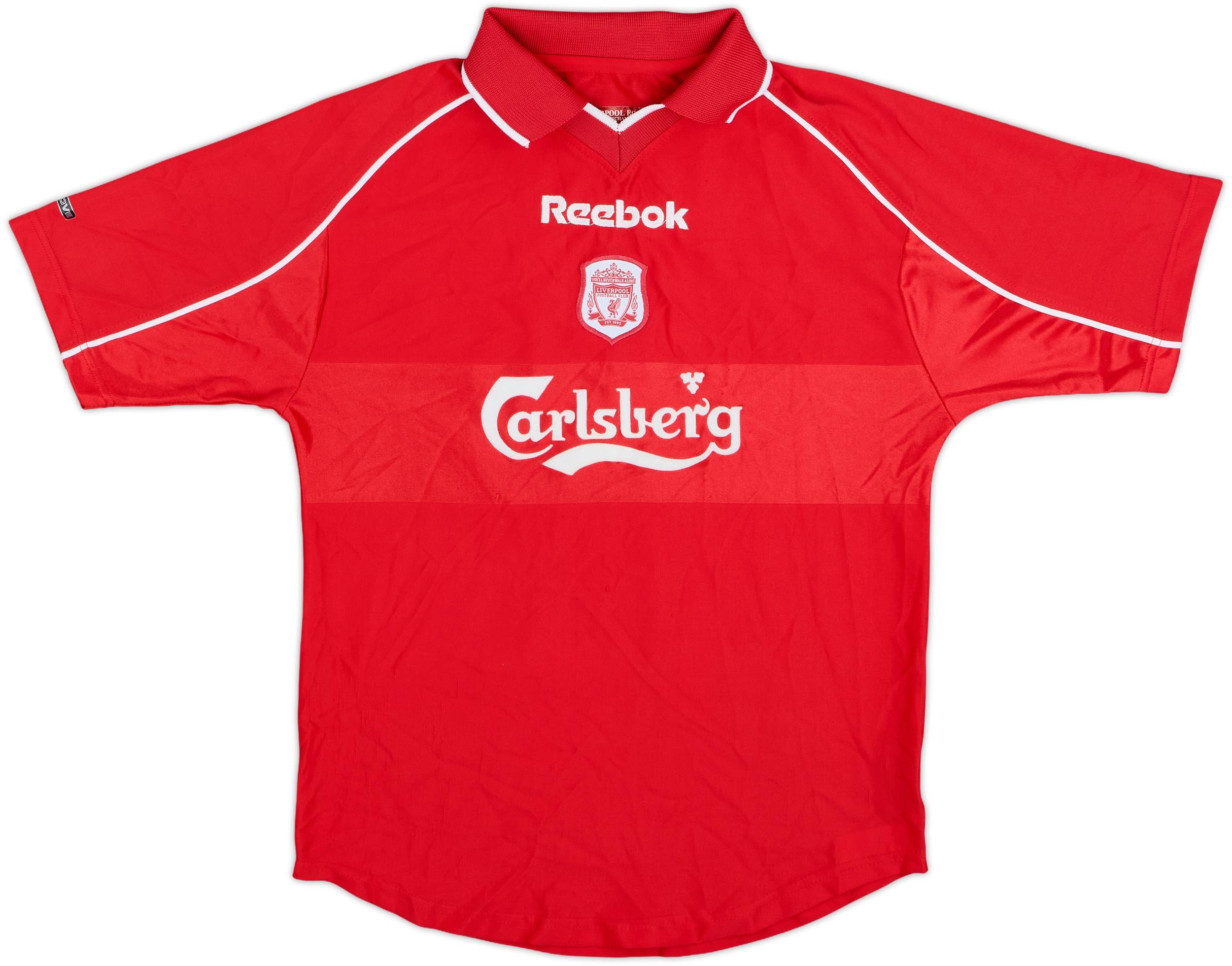 ウェア Liverpool 2000 2001 2002  Liverpool 2001/02 UEFA Cup Home Shirt - Gerrard 17 | eBay
