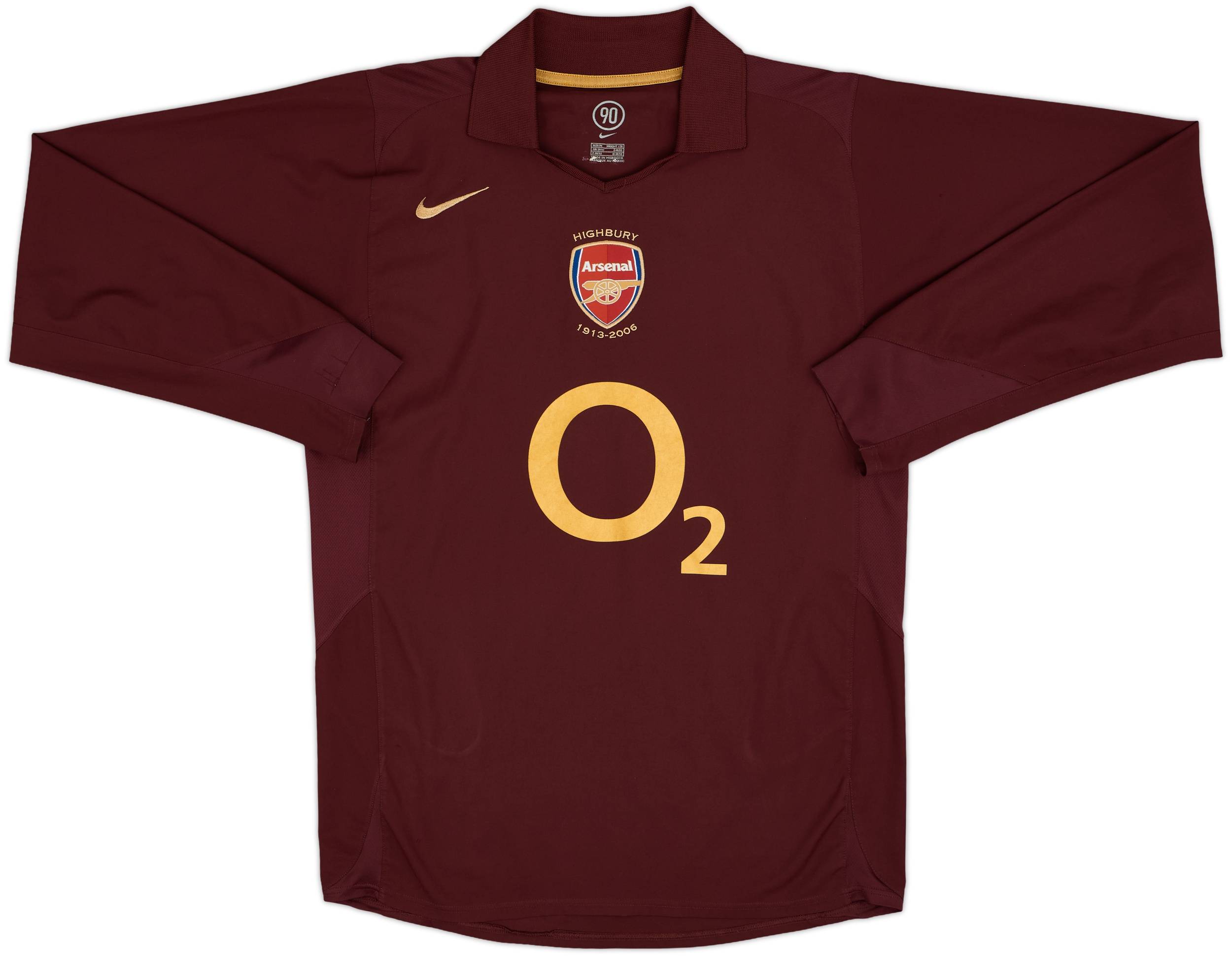 アーセナル ホームシャツ HENRY 14 Arsenal 2005 2006 Thierry Henry #14 Short Sleeve Soccer