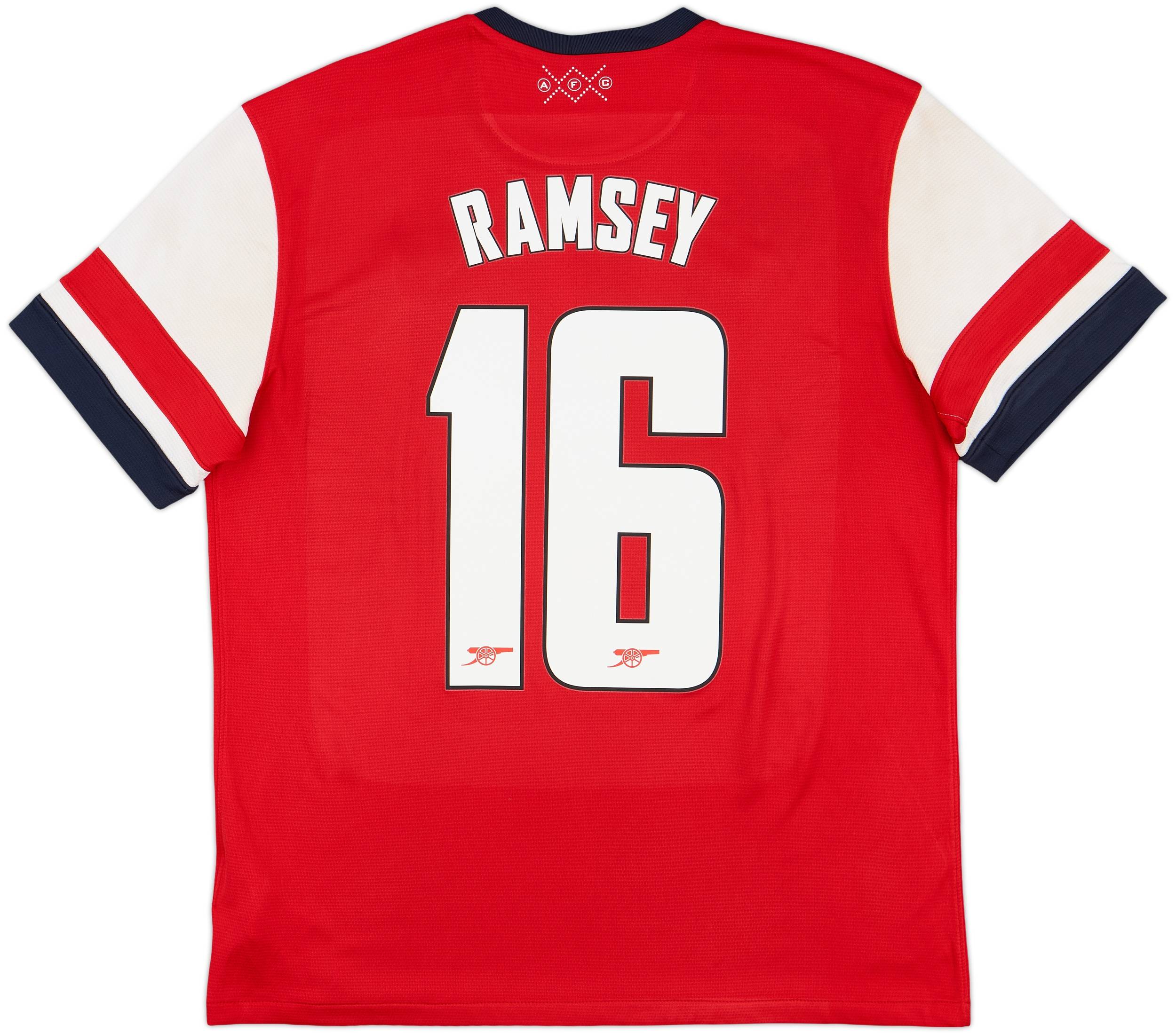 2012-14 Arsenal Home Shirt Ramsey #16 - 9/10 - (L)
