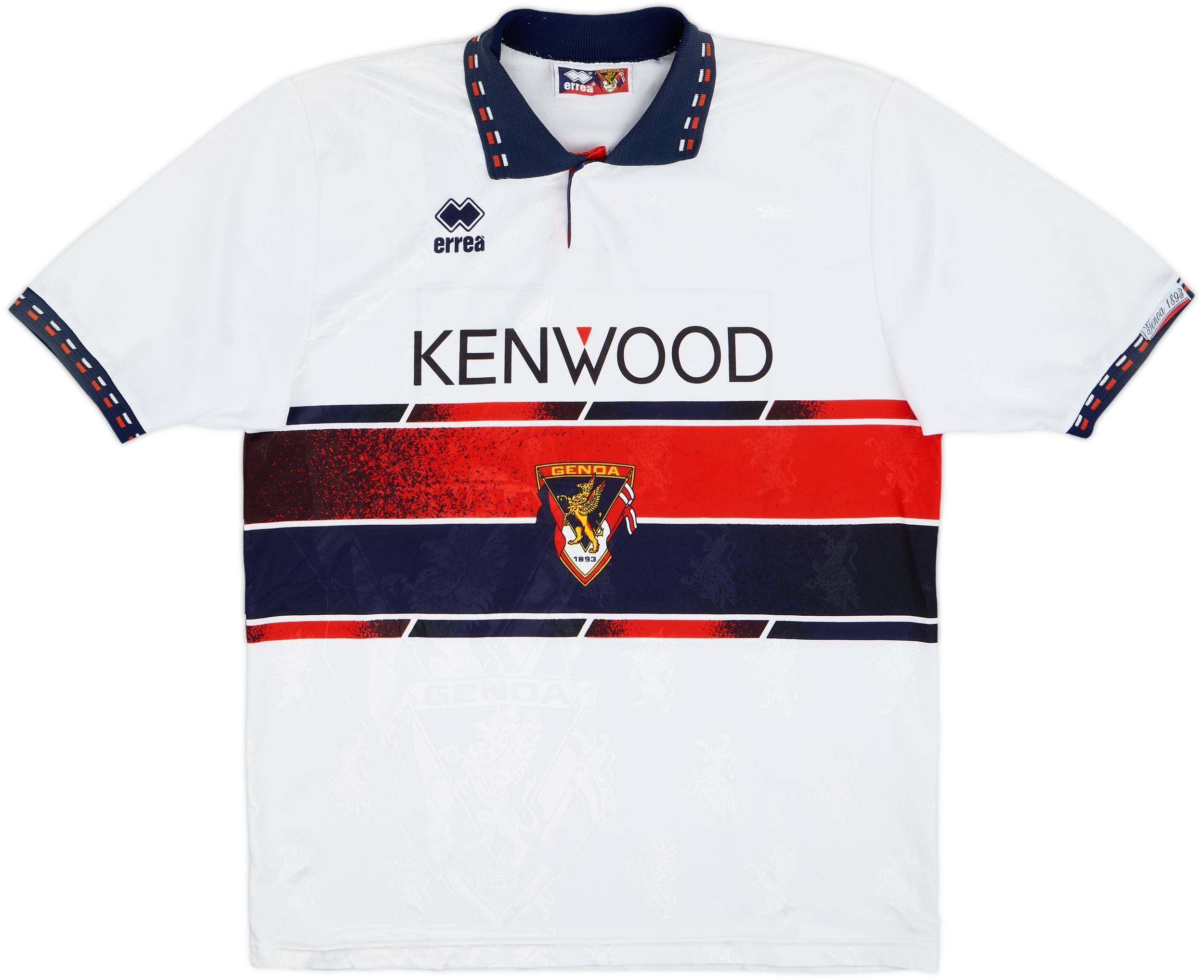 【レア】1994-1995 genoa ジェノア ユニフォーム 1994-95 Genoa Home Shirt - 7/10 - (L)