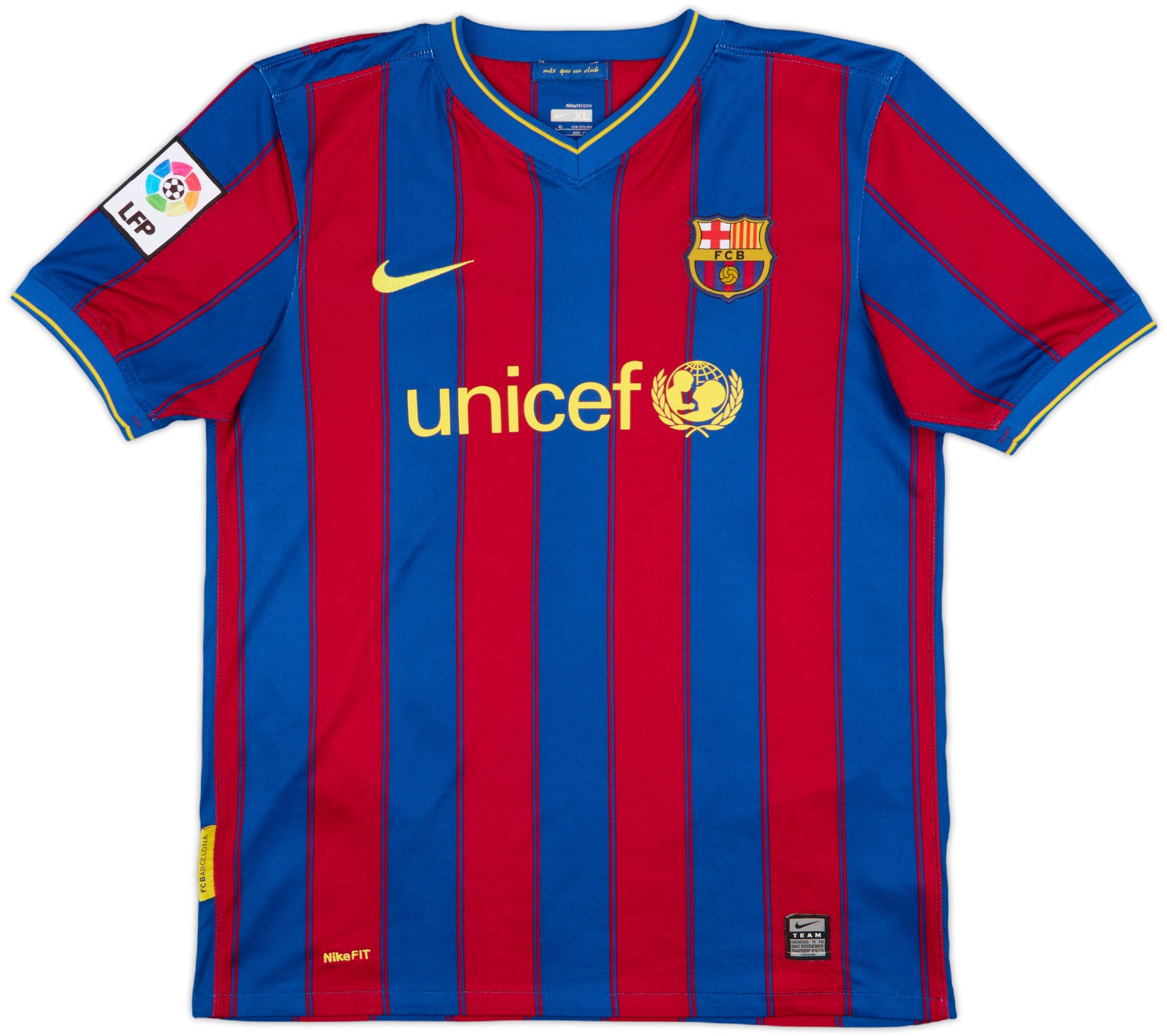2009-10 Barcelona Home Shirt Ibrahimovic #9 - 9/10 - (XL.Boys)