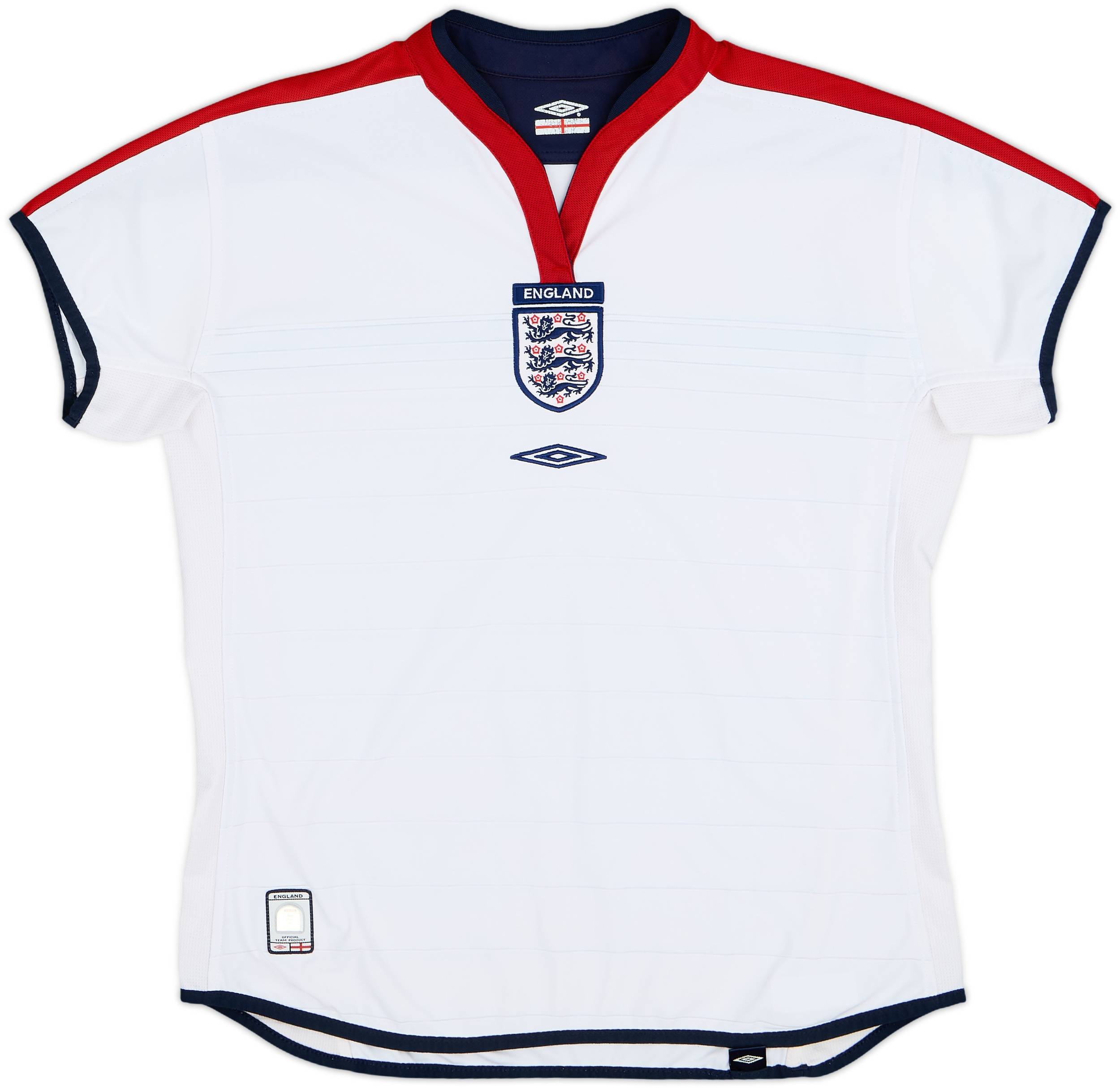 2003-05 England Home Shirt - 9/10 - (Women's M)