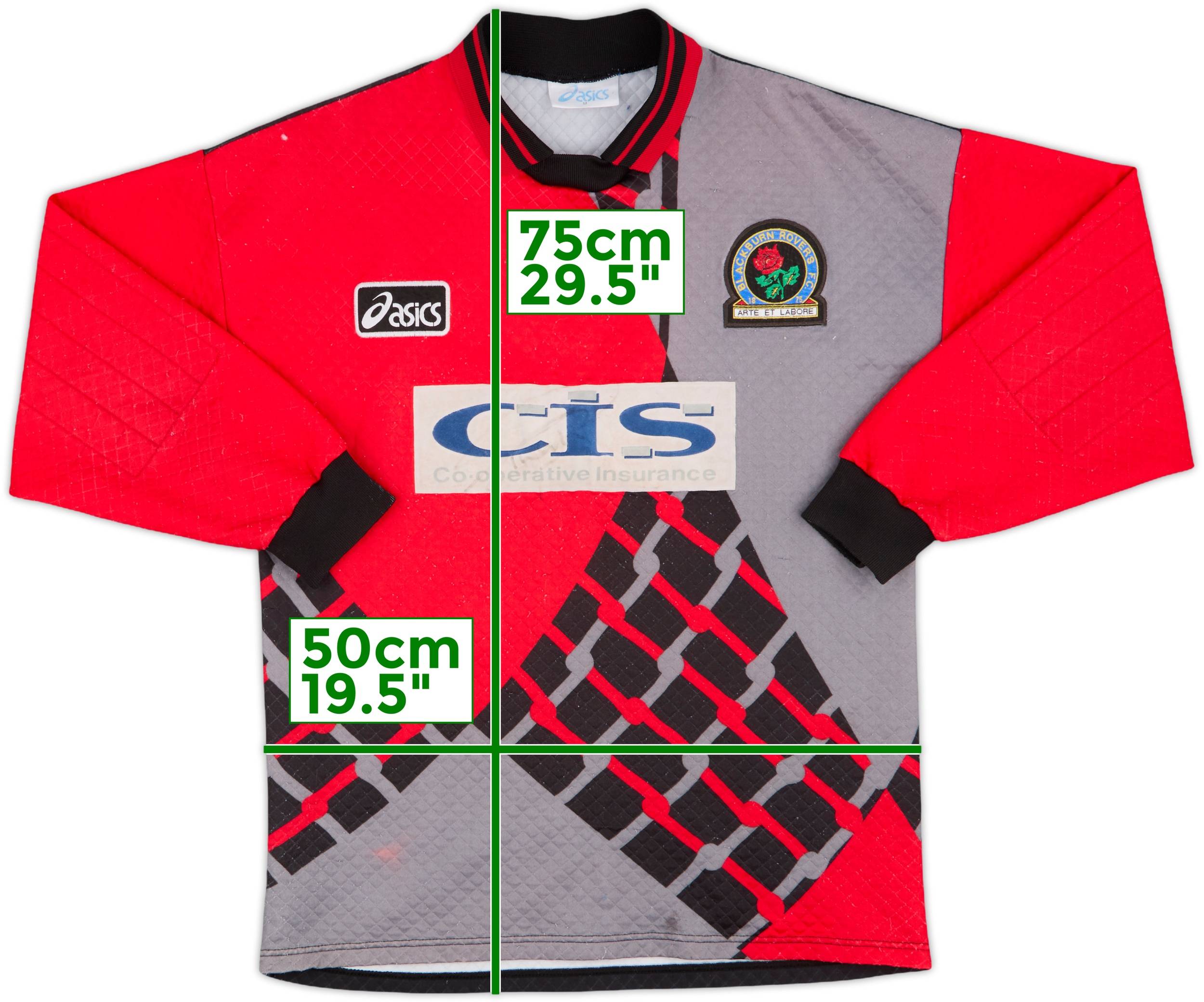 1996-97 Blackburn Rovers GK Shirt - 6/10 - (M)