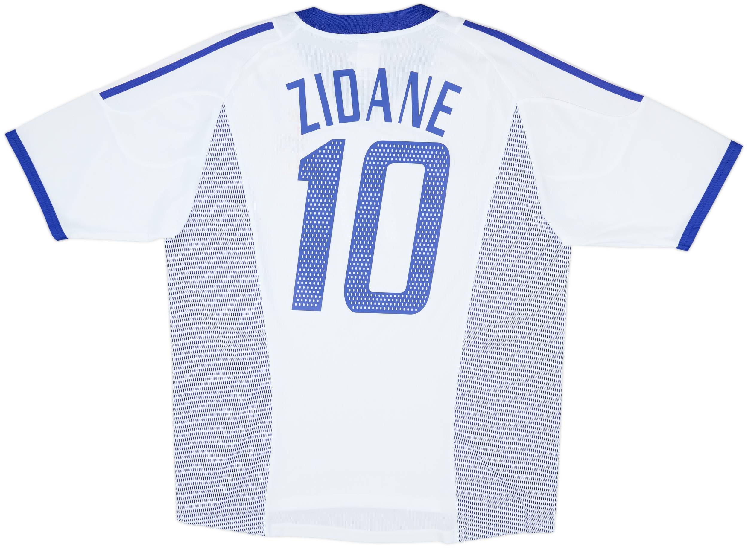 2002-04 France Away Shirt Zidane #10 - 9/10 - (L)